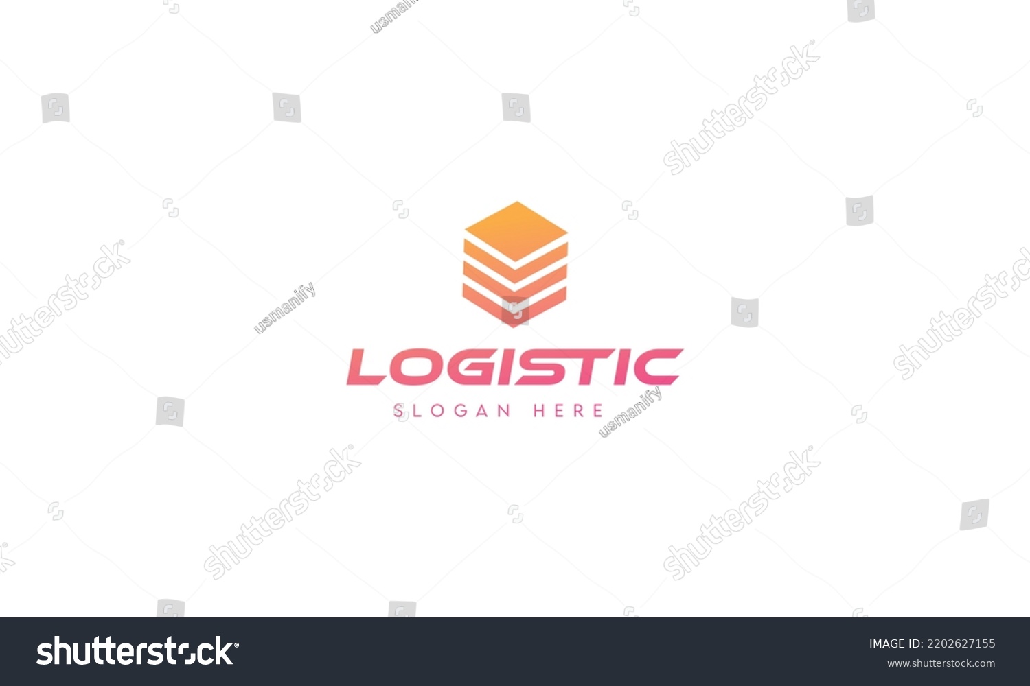 Logistic Logo Design Vector Template Express Stock Vector (Royalty Free ...