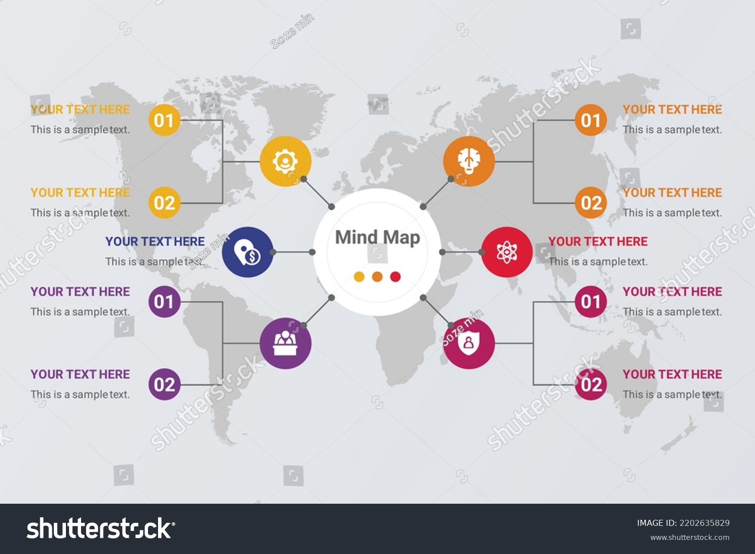 Dynamic Infographics Mind Map Technology Education Stock Vector   Stock Vector Dynamic Infographics Or Mind Map Of Technology Or Education Process With Four Steps 2202635829 