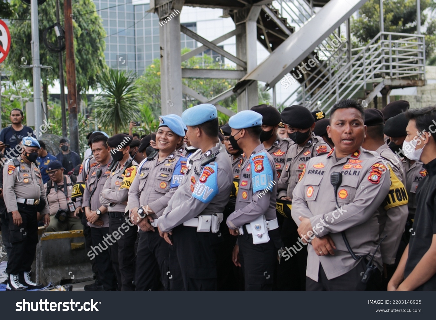 Jakarta 15 September 2022 Indonesia Police Stock Photo 2203148925 ...