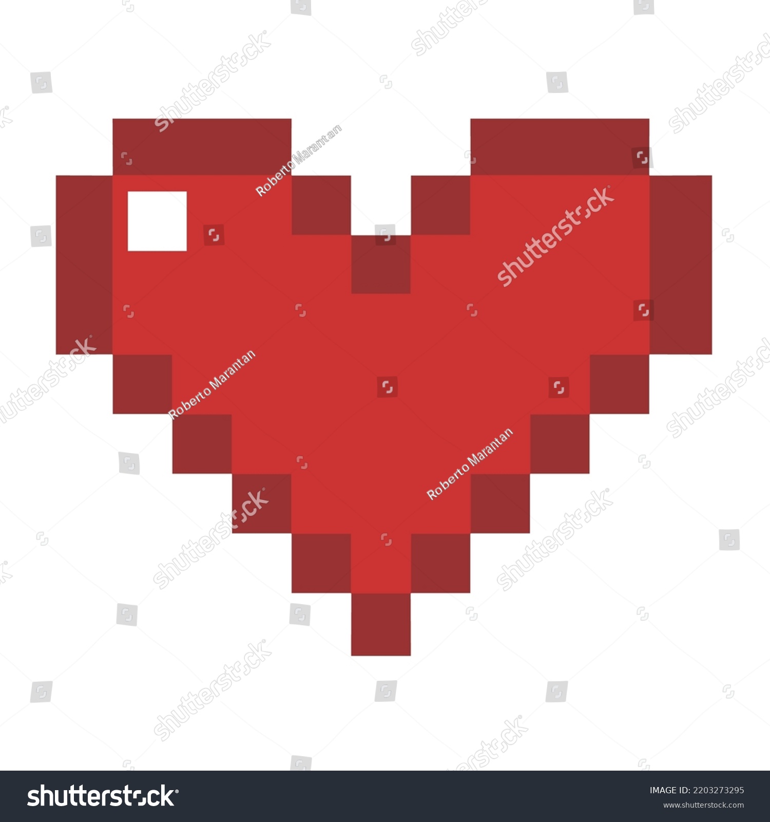 Red Heart Life Health Icon Symbol Stock Vector (Royalty Free ...