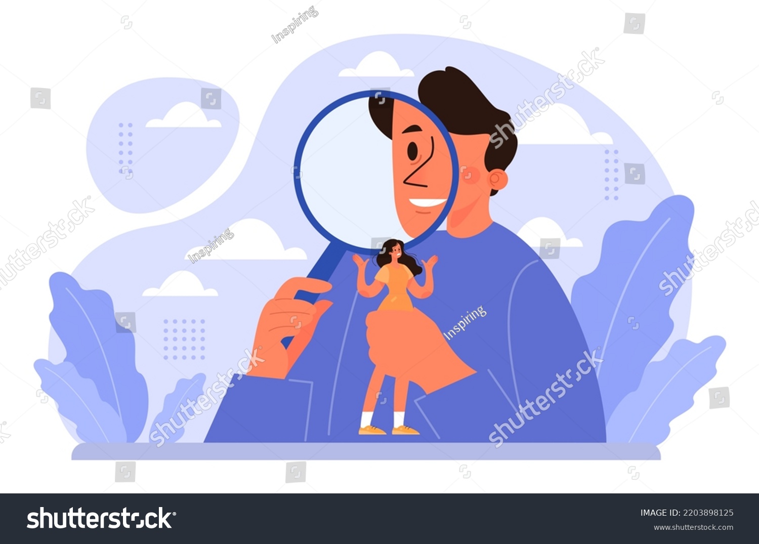 Gender Inequality Concept Women Social Imparity Stock Vector (Royalty ...