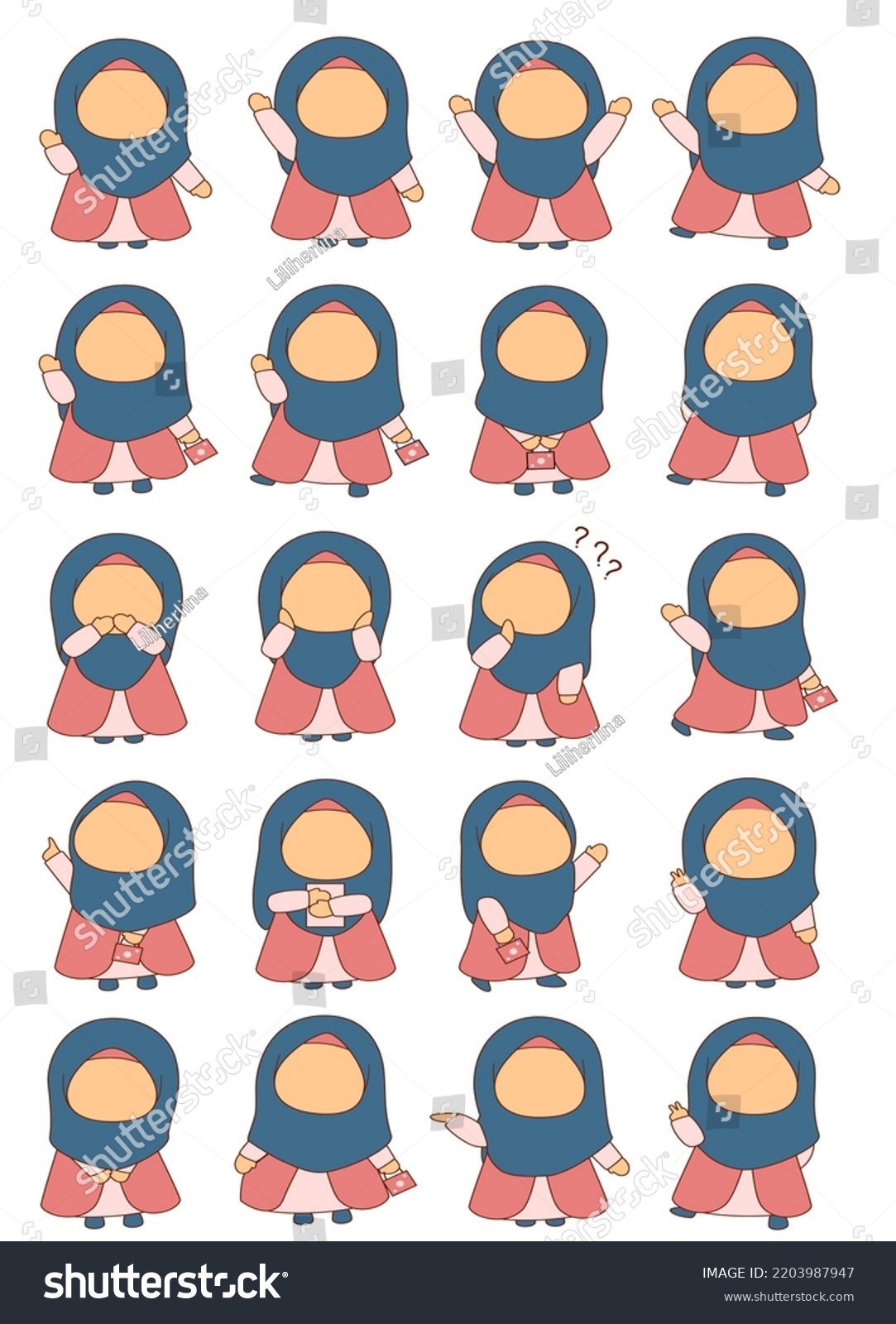 Cute Kawaii Childrens Cartoon Illustration Stock Vector (Royalty Free