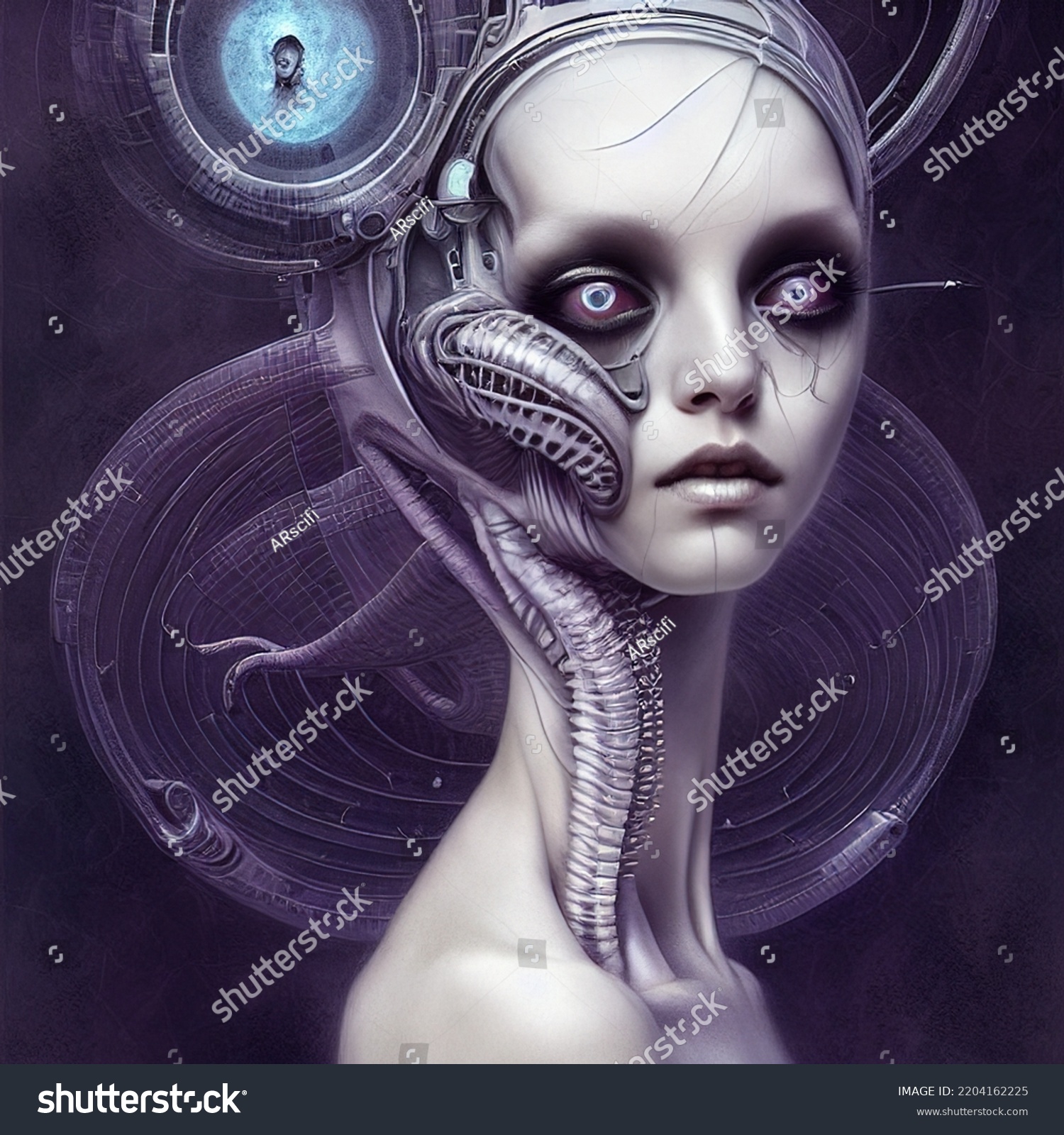 3d Rendering 3d Illustration Alien Humanoid Stock Illustration 2204162225 Shutterstock 7405