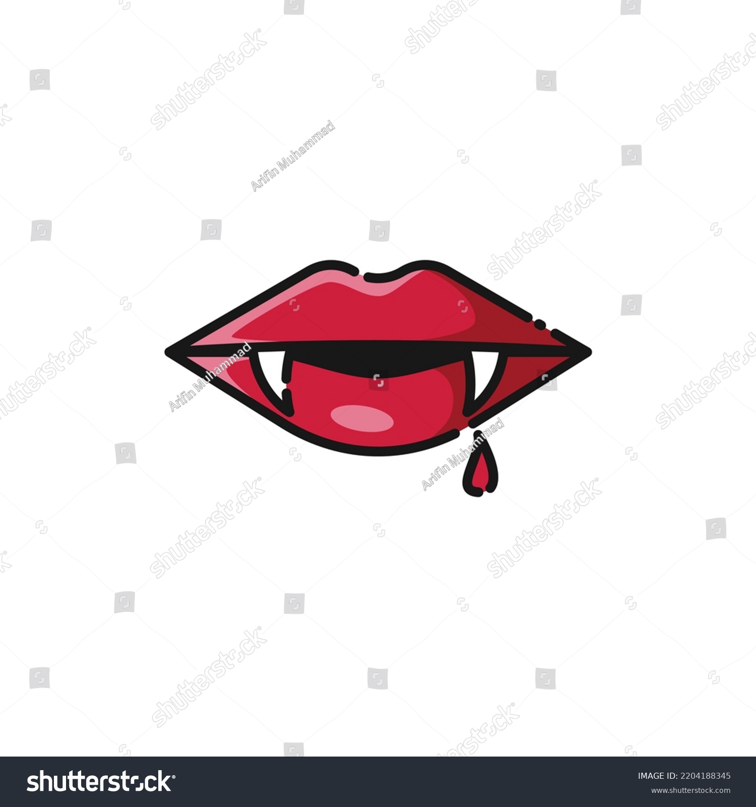 Vampire Lip Lineal Icon Vector Illustration Stock Vector Royalty Free 2204188345 Shutterstock Vampire Lip Lineal Icon Vector Illustration Stock Vector Royalty Free 2204188345 Shutterstock