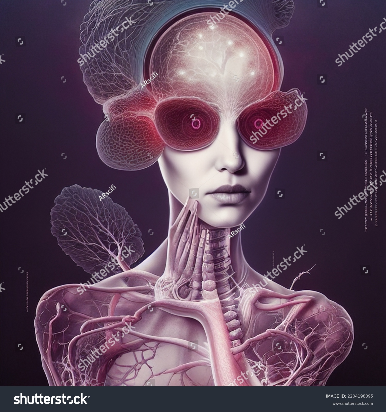 3d Rendering 3d Illustration Alien Human Stock Illustration 2204198095 Shutterstock 0876