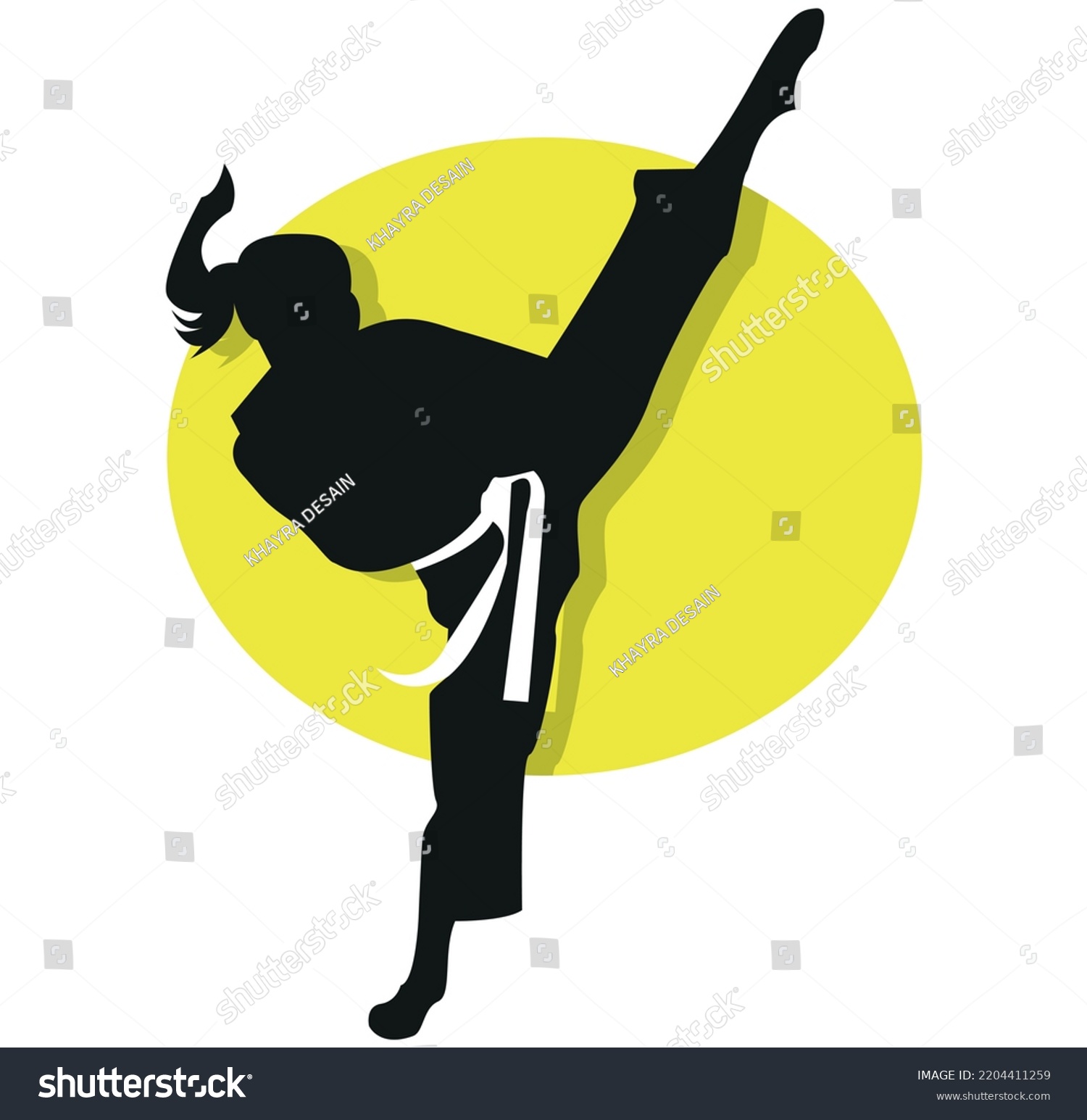 This Vector Image Silhouette Image One Stock Vector (Royalty Free ...