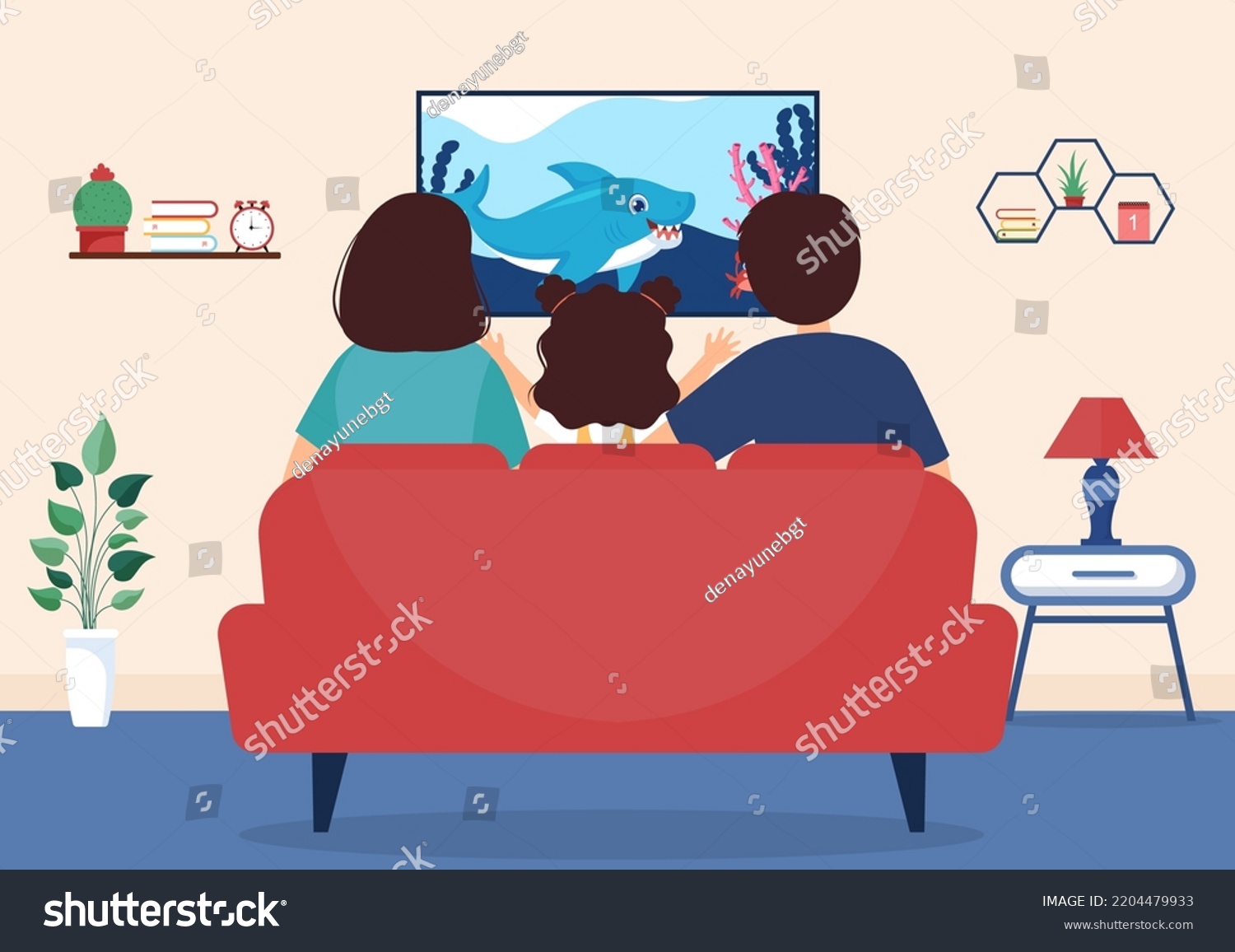 Tv Channel Template Hand Drawn Cartoon Stock Vector (Royalty Free ...