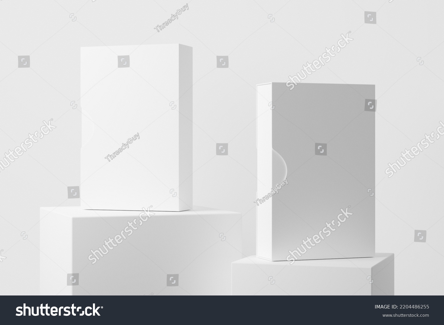 Software Box Wth Slip Case White Stock Illustration 2204486255 ...