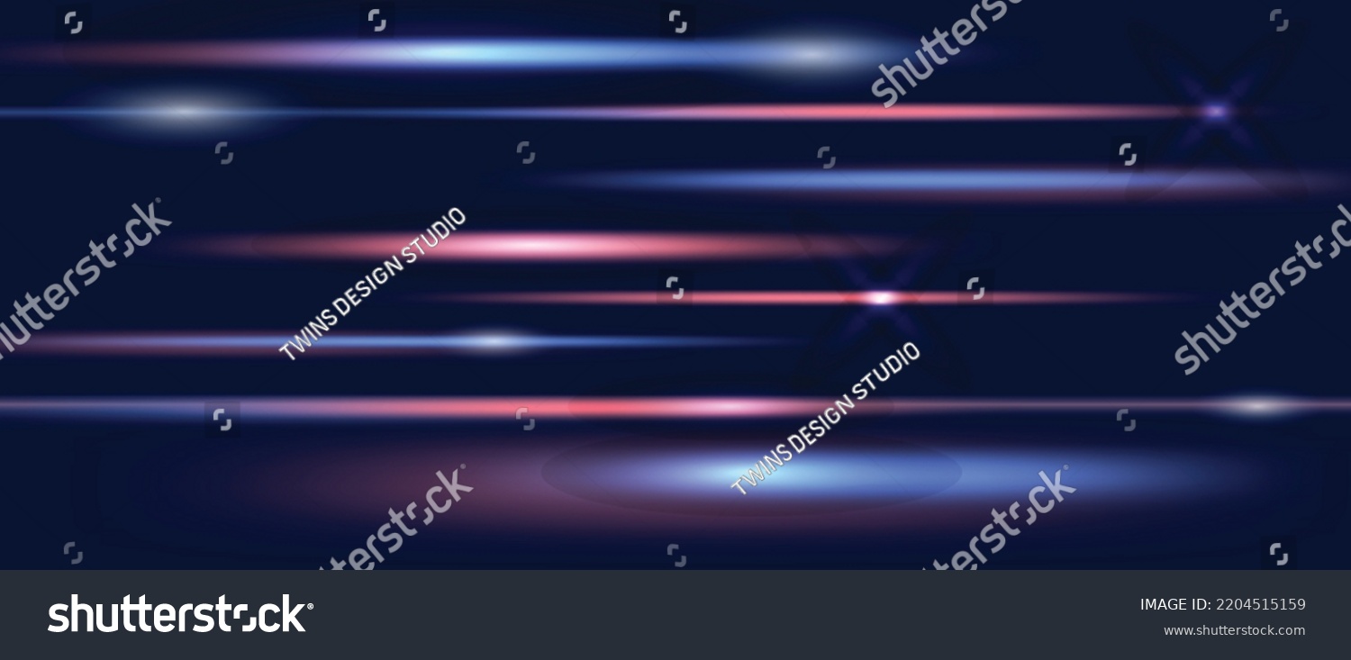 Futuristic Speed Movement Light Effect Background Stock Vector (Royalty