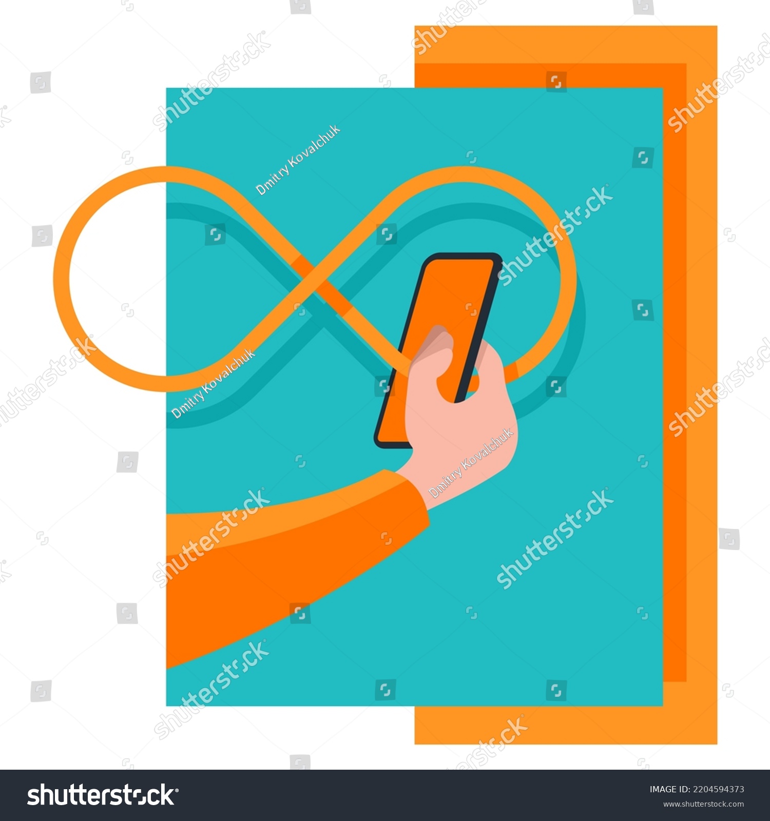 Endless Scrolling Software Technique That Loads Stock Vector Royalty Endless Scrolling Software Technique That Loads Stock Vector Royalty