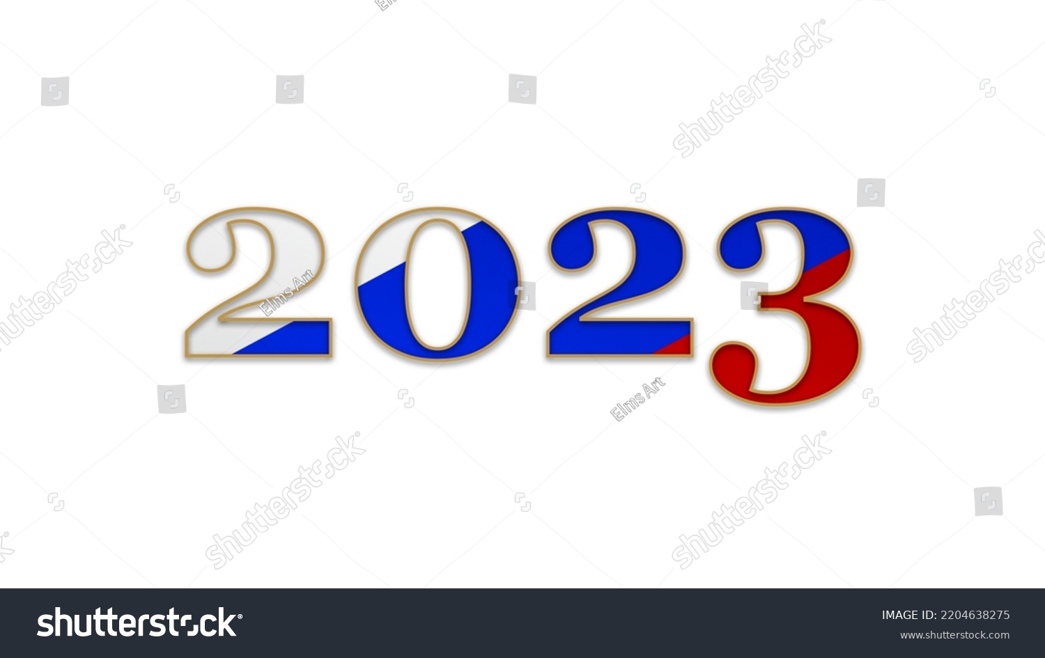 Russia 2024 Logo Word Art Lettering Stock Illustration 2204638275   Stock Photo Russia Logo Word Art Lettering For The Year Icon Or Symbol Of The Russian Flag For Events 2204638275 