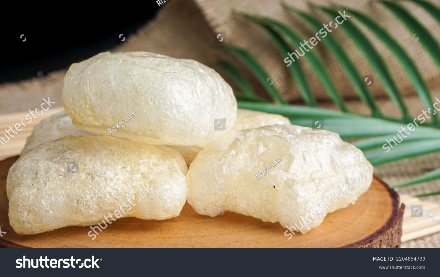 Rambak Kerupuk Kulit Indonesian Traditional Crackers Stock Photo ...