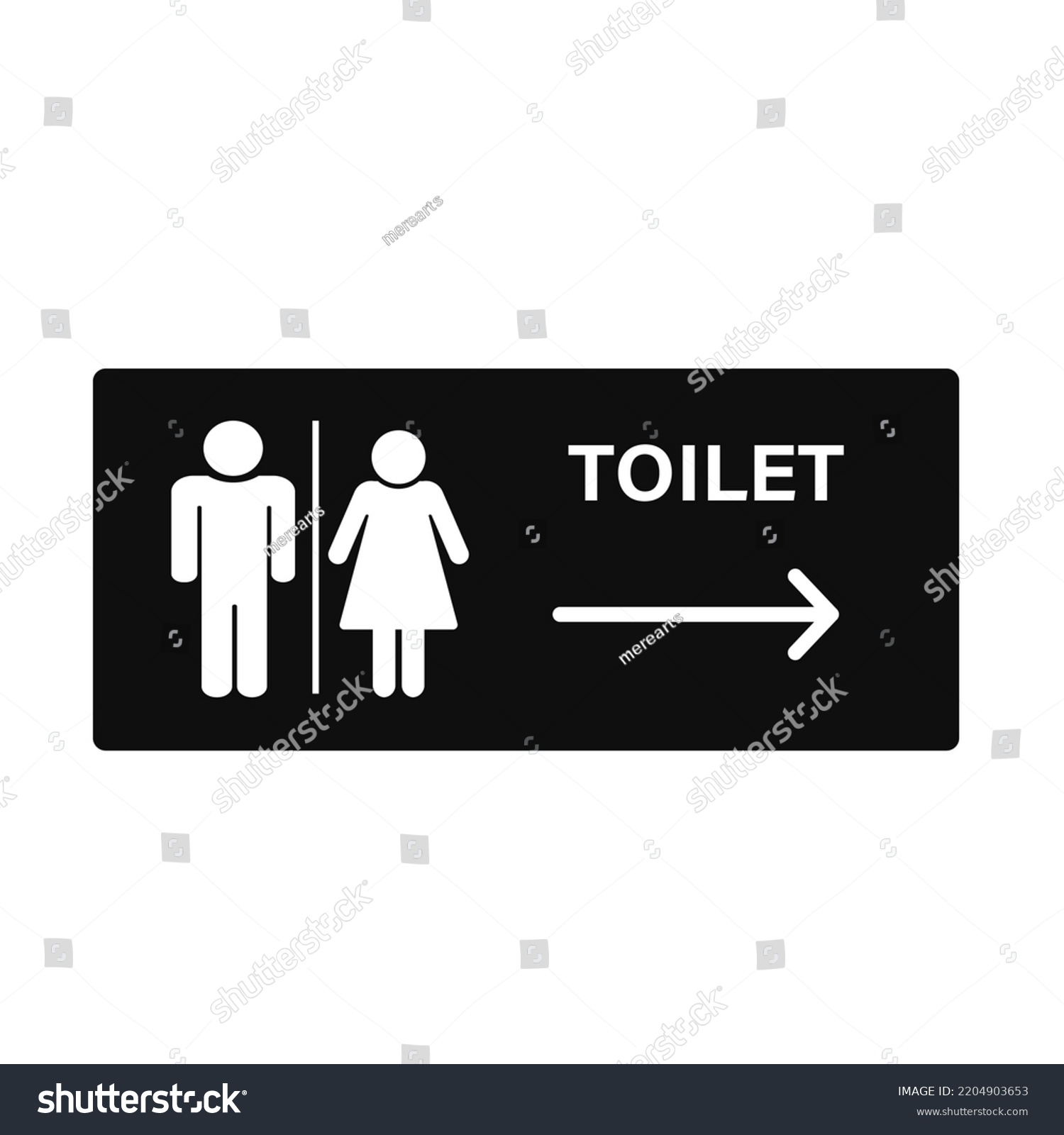 Wc Toilet Door Plate Icons Men Stock Illustration 2204903653 Shutterstock 9339