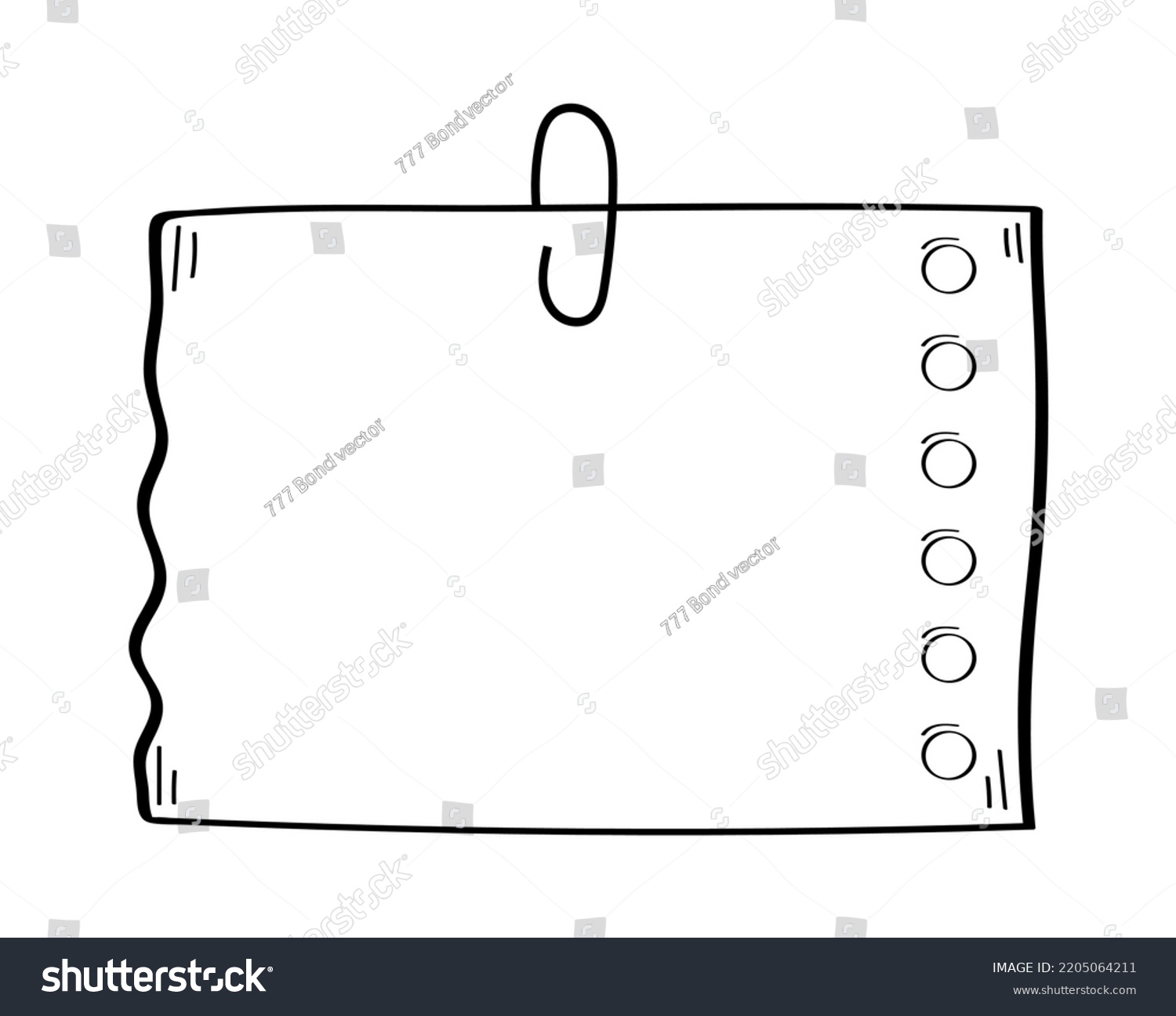 Blank Bullet Journal Sheets Do List Stock Vector Royalty Free