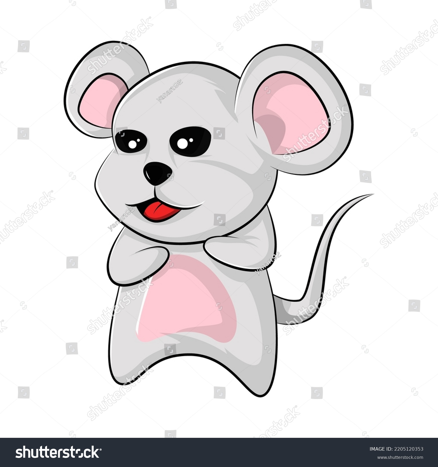 cute-mouse-cartoon-character-animal-vector-stock-vector-royalty-free