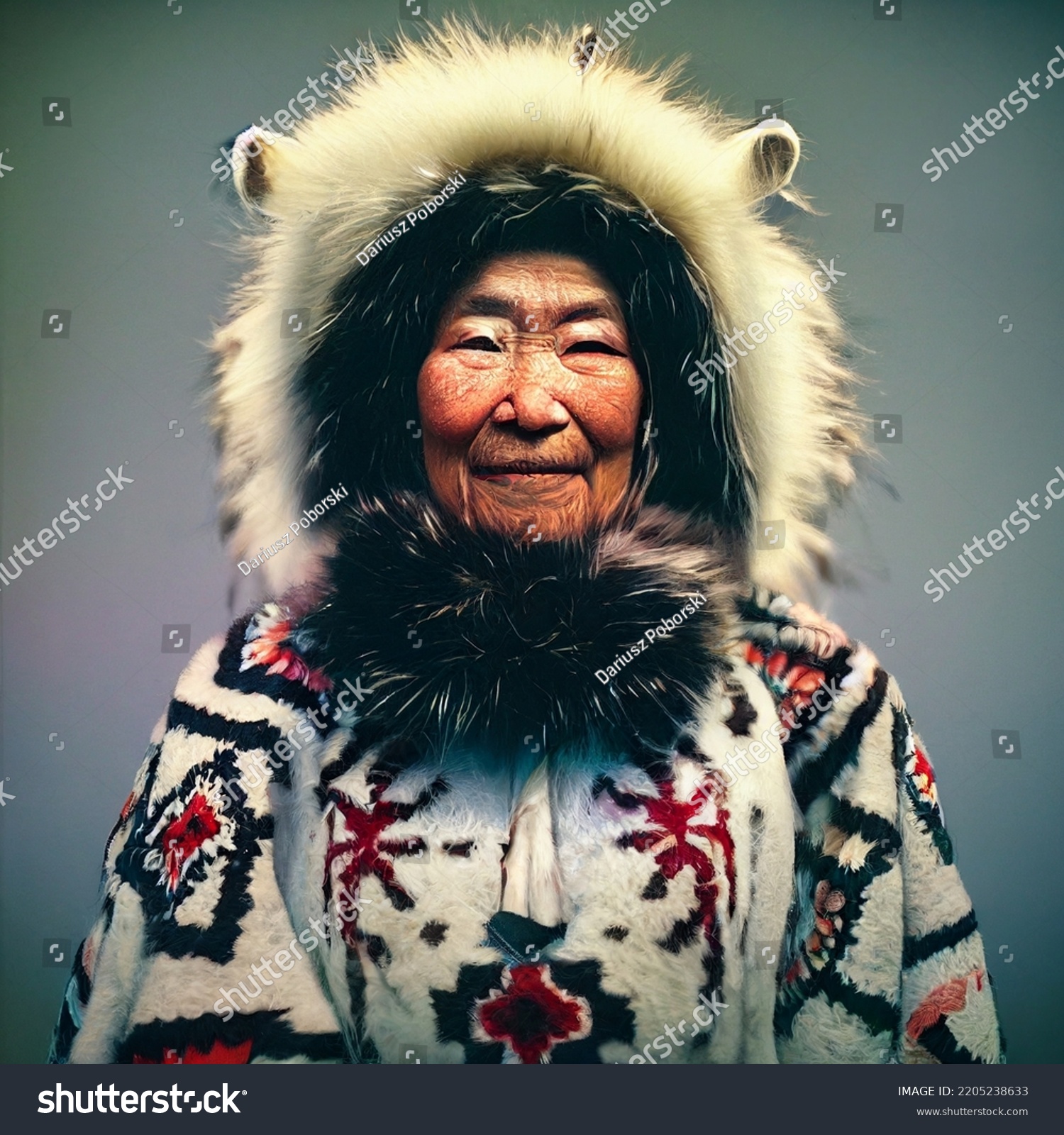Inuit Moder Fashion Ai Generated 3d Stock Illustration 2205238633 ...