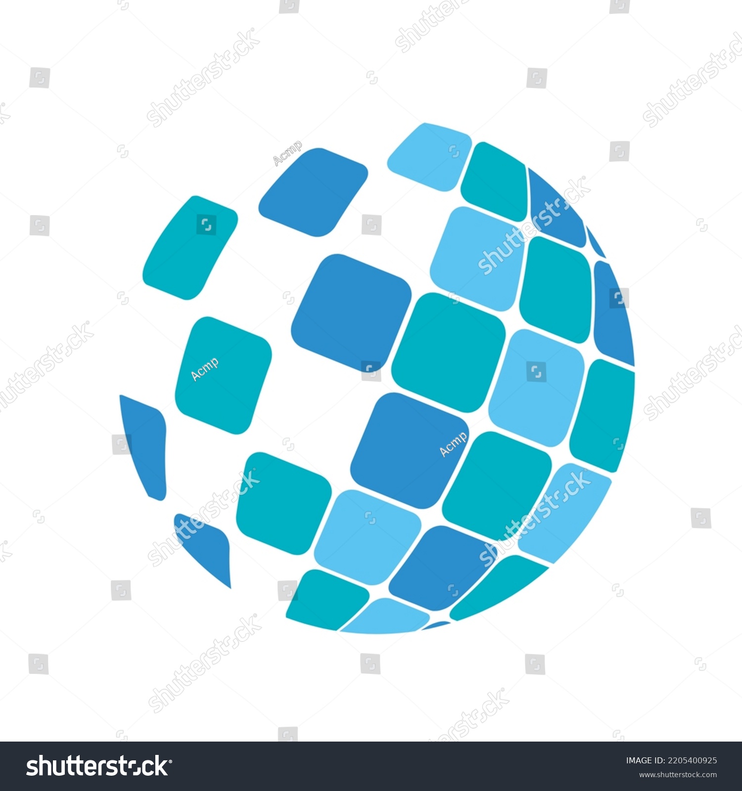 Creative Globe Logo White Background Globe Stock Illustration ...