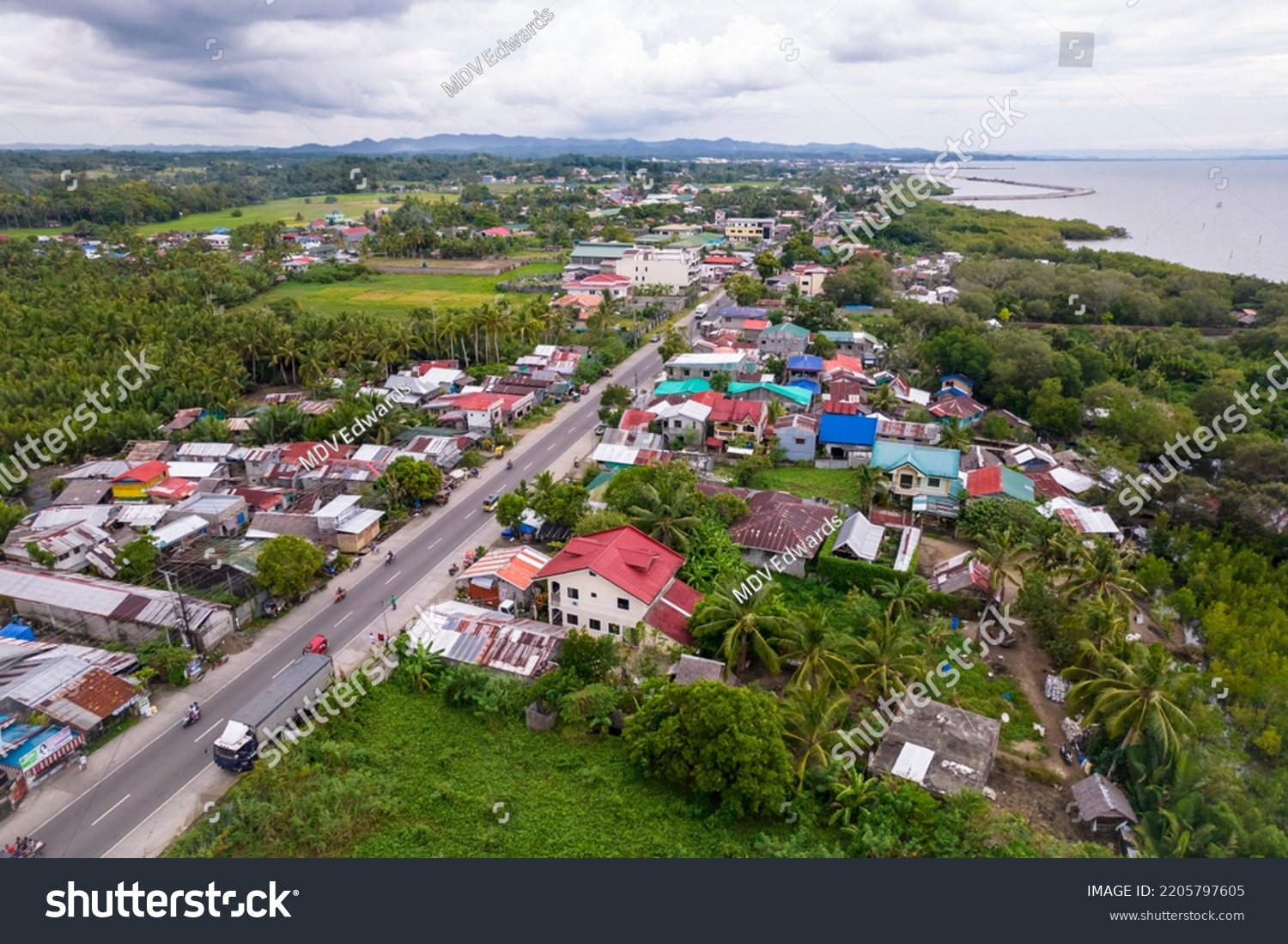 Calbayog Samar Philippines Sept 2022 Aerial Stock Photo 2205797605 ...