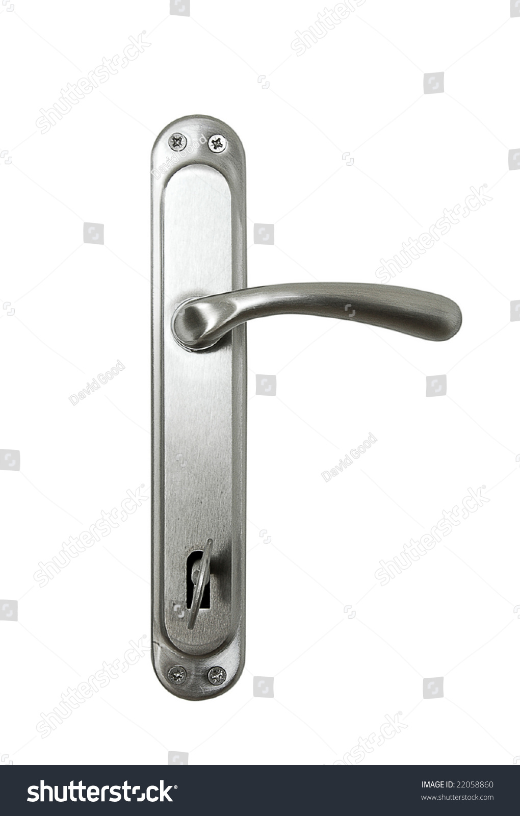 Isolated White Photo Aluminium Door Handle Stock Photo 22058860 ...