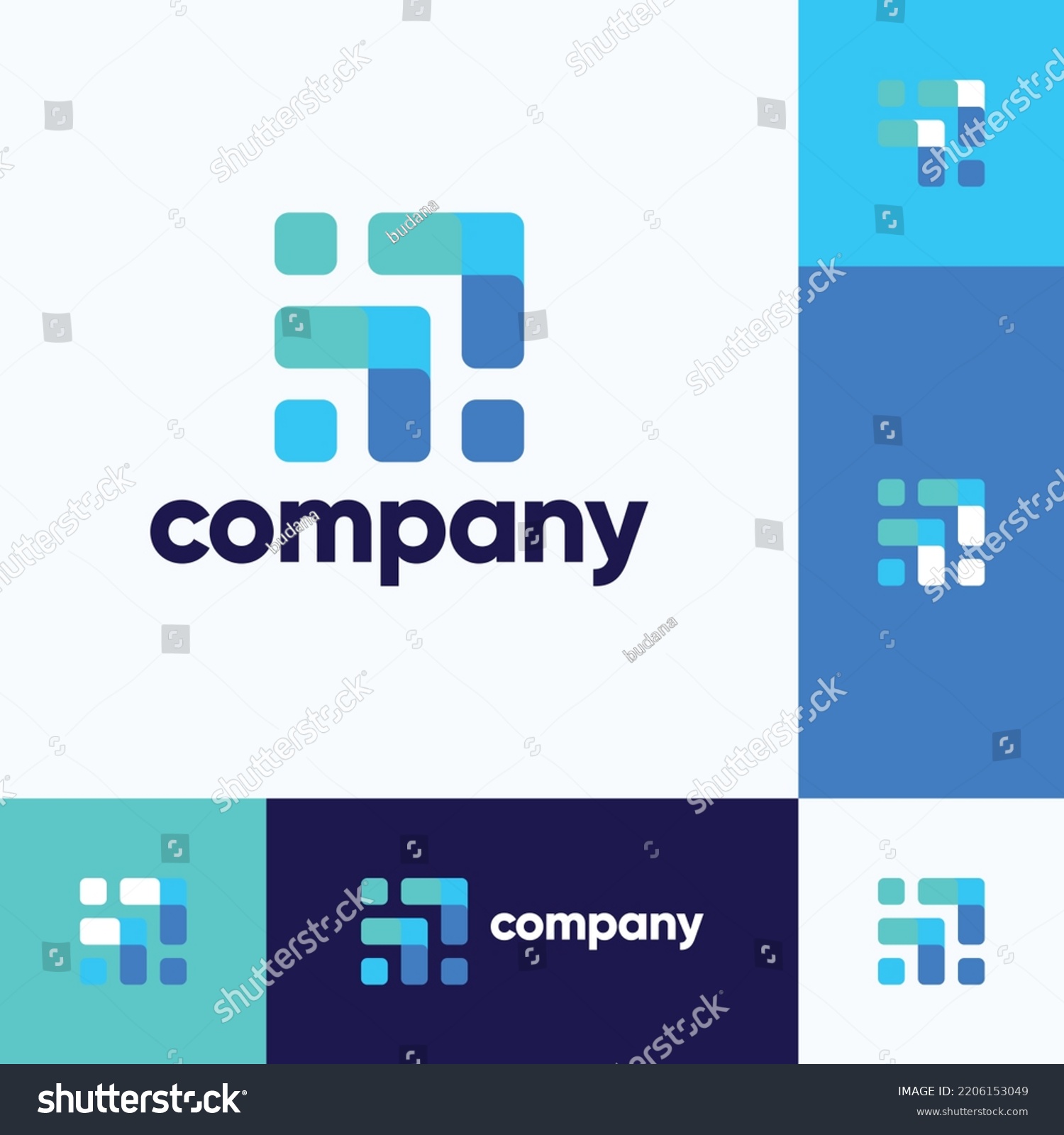 Expedition Logistics Logo Cube Box Logo Stock Vector Royalty Free