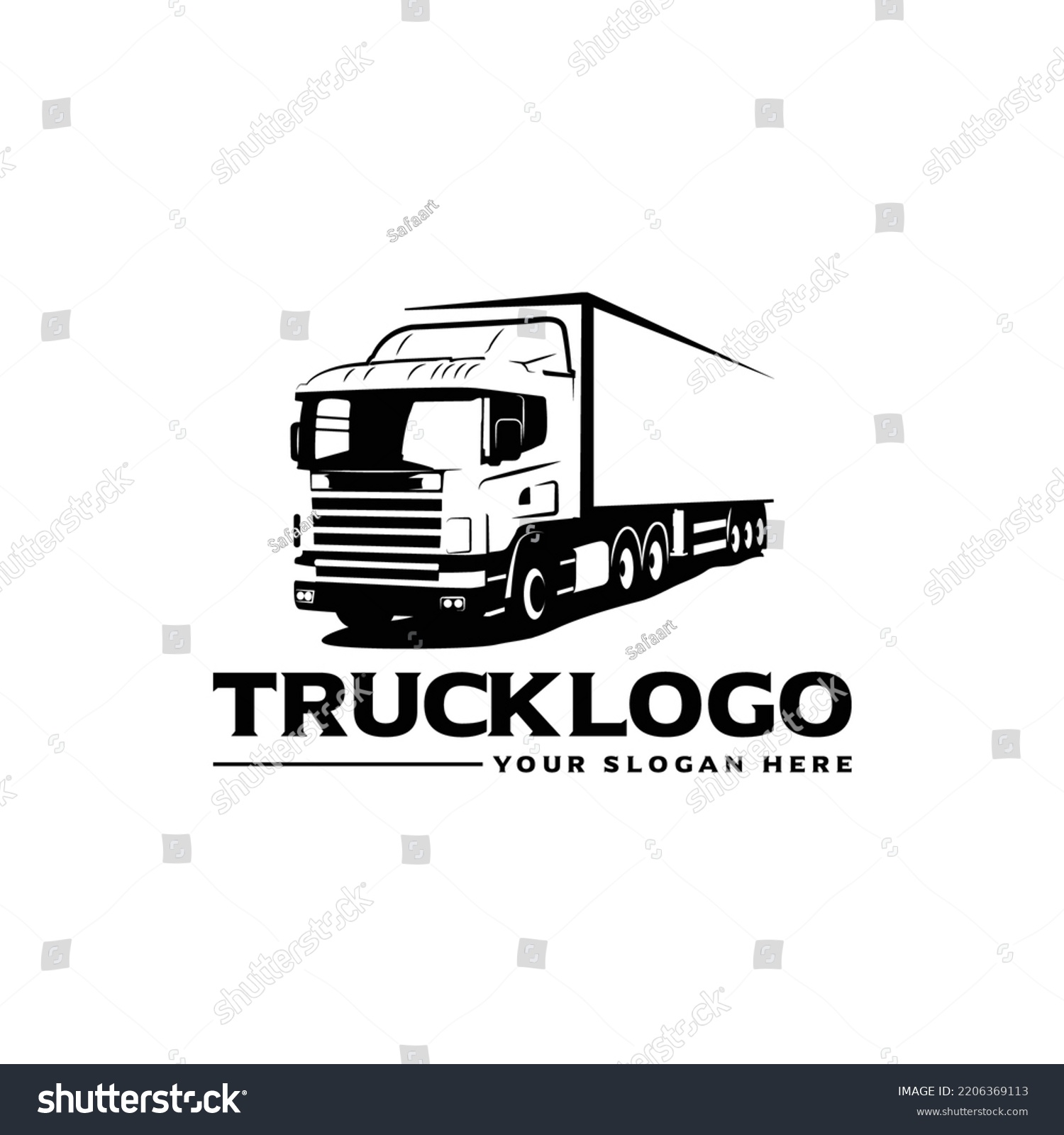 Truck Logo Design Modern Simple Stock Vector (Royalty Free) 2206369113 ...