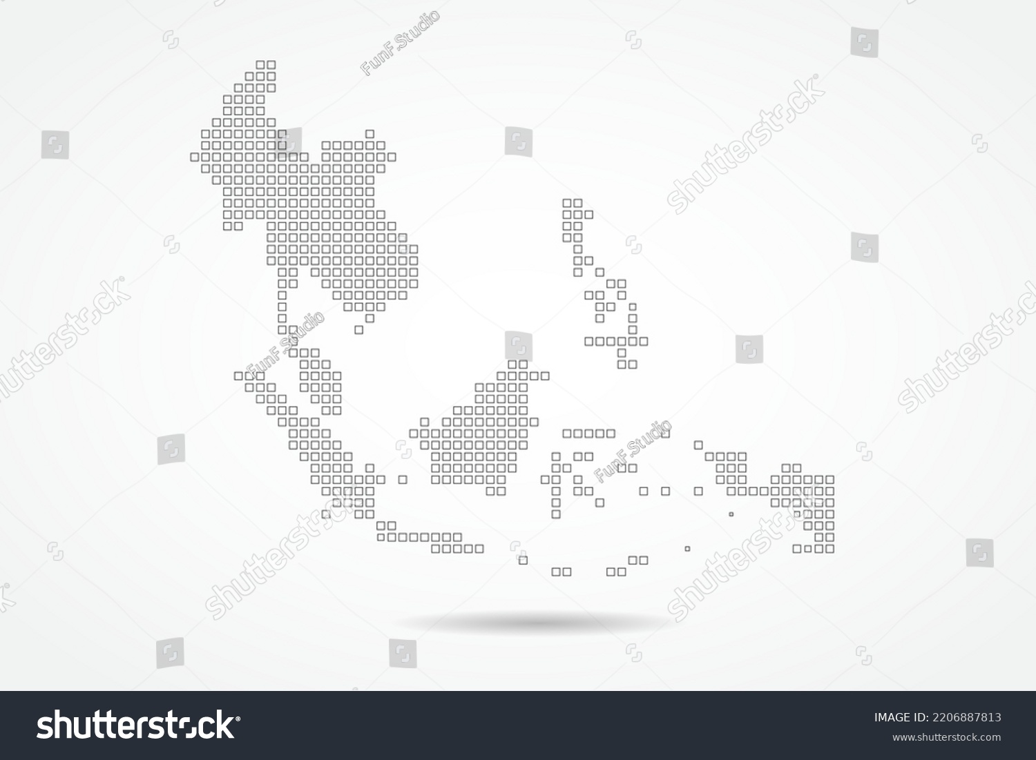 Southeast Asia Map World Map Vector Stock Vector (Royalty Free ...