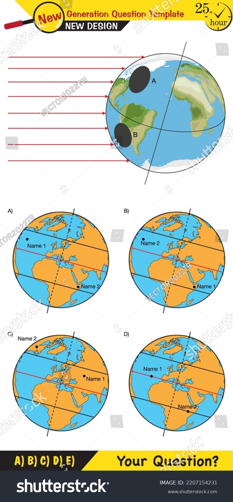 Physics Movements Earth Around Sun Formation Stock Vector (Royalty Free ...