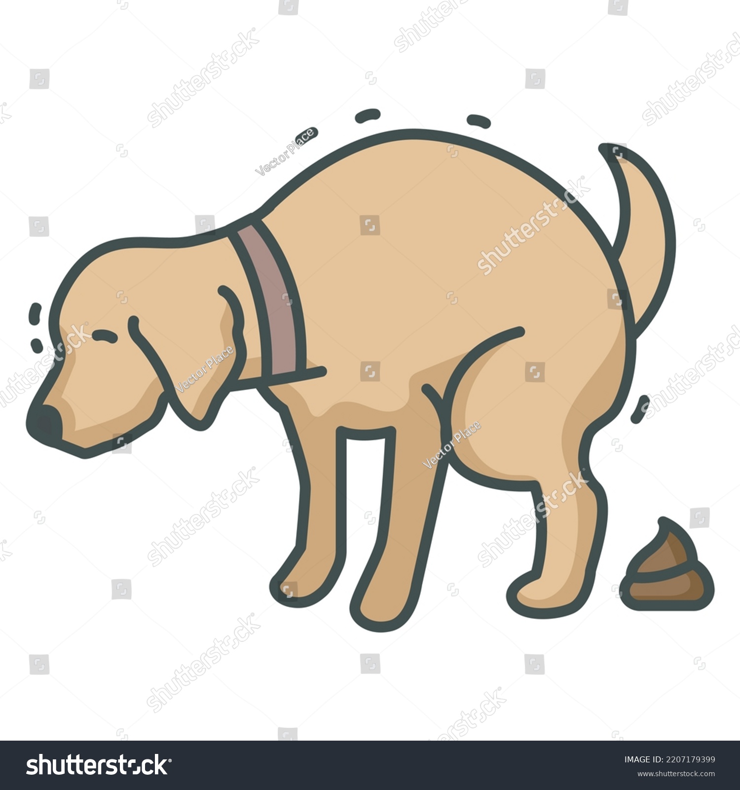Dog Shit Vector Icon Commercial Use Stock Vector (Royalty Free ...