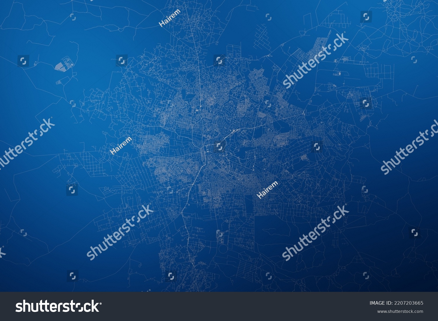 Stylized Map Streets Lusaka Zambia Made Stock Illustration 2207203665   Stock Photo Stylized Map Of The Streets Of Lusaka Zambia Made With White Lines On Abstract Blue Background 2207203665 