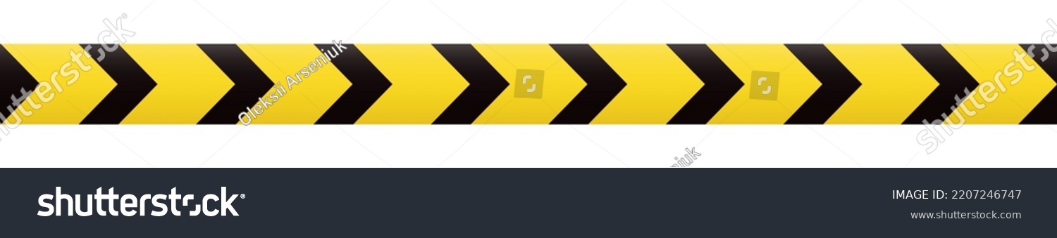 Seamless Barricade Tapes Tileable Police Lines Stock Illustration ...