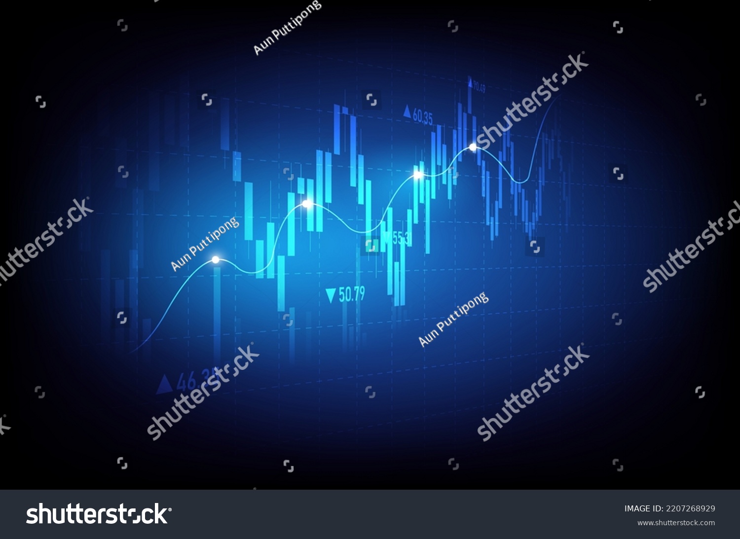 World Business Graph Chart Stock Market Stock Vector (Royalty Free ...