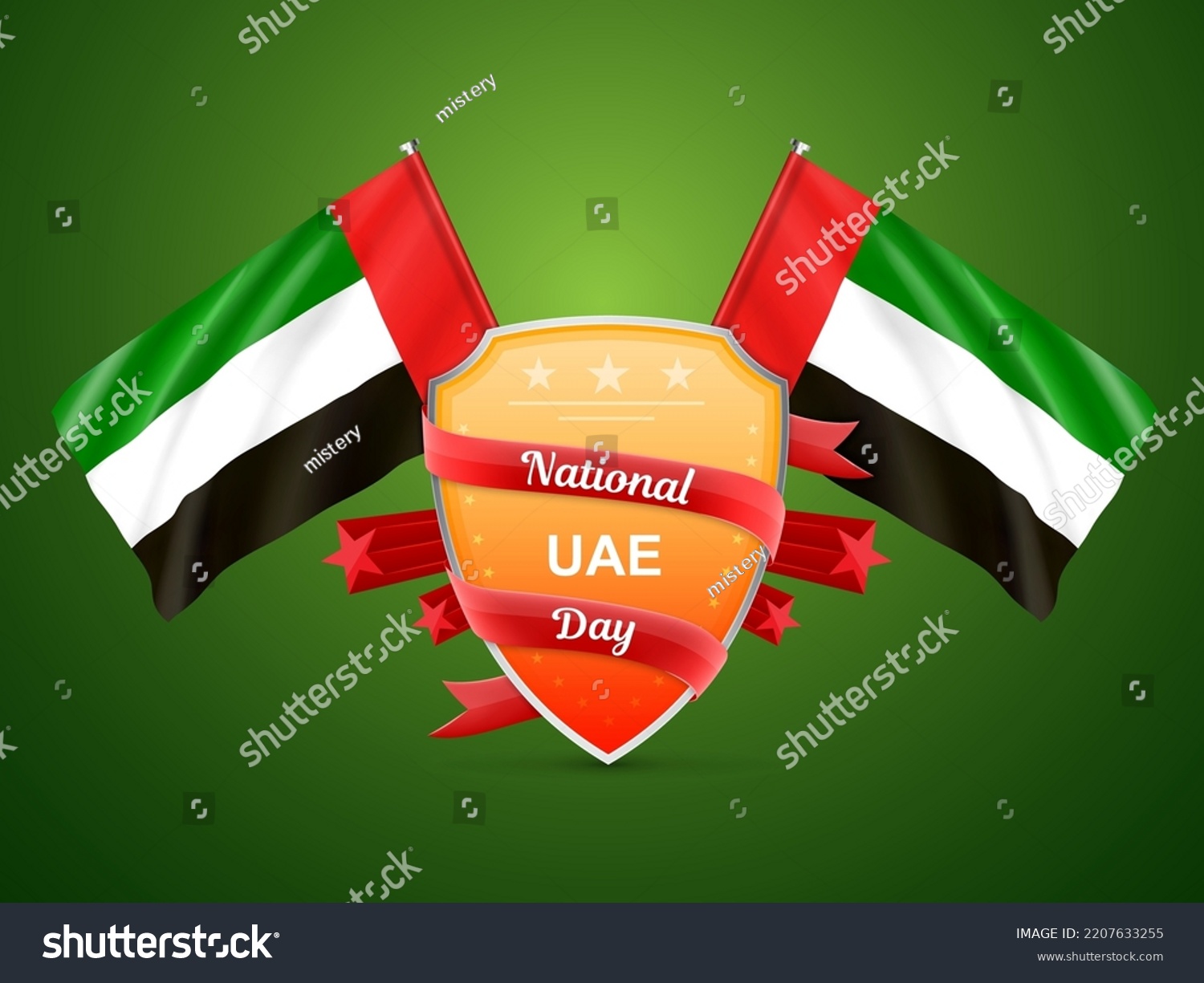 United Arab Emirates National Day Holiday Stock Vector (Royalty Free) 2207633255 Shutterstock