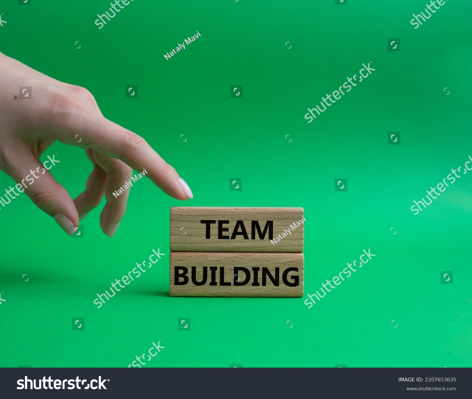 Team Building Symbol Concept Word Team Stock Photo 2207653635 ...