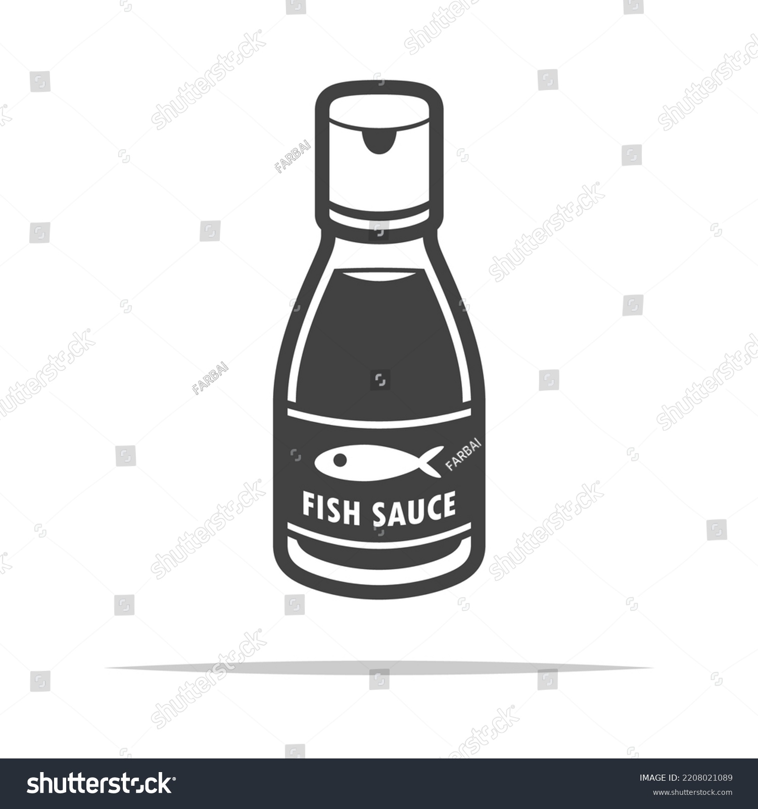 Fish Sauce Icon Transparent Vector Isolated Stock Vector (Royalty Free ...