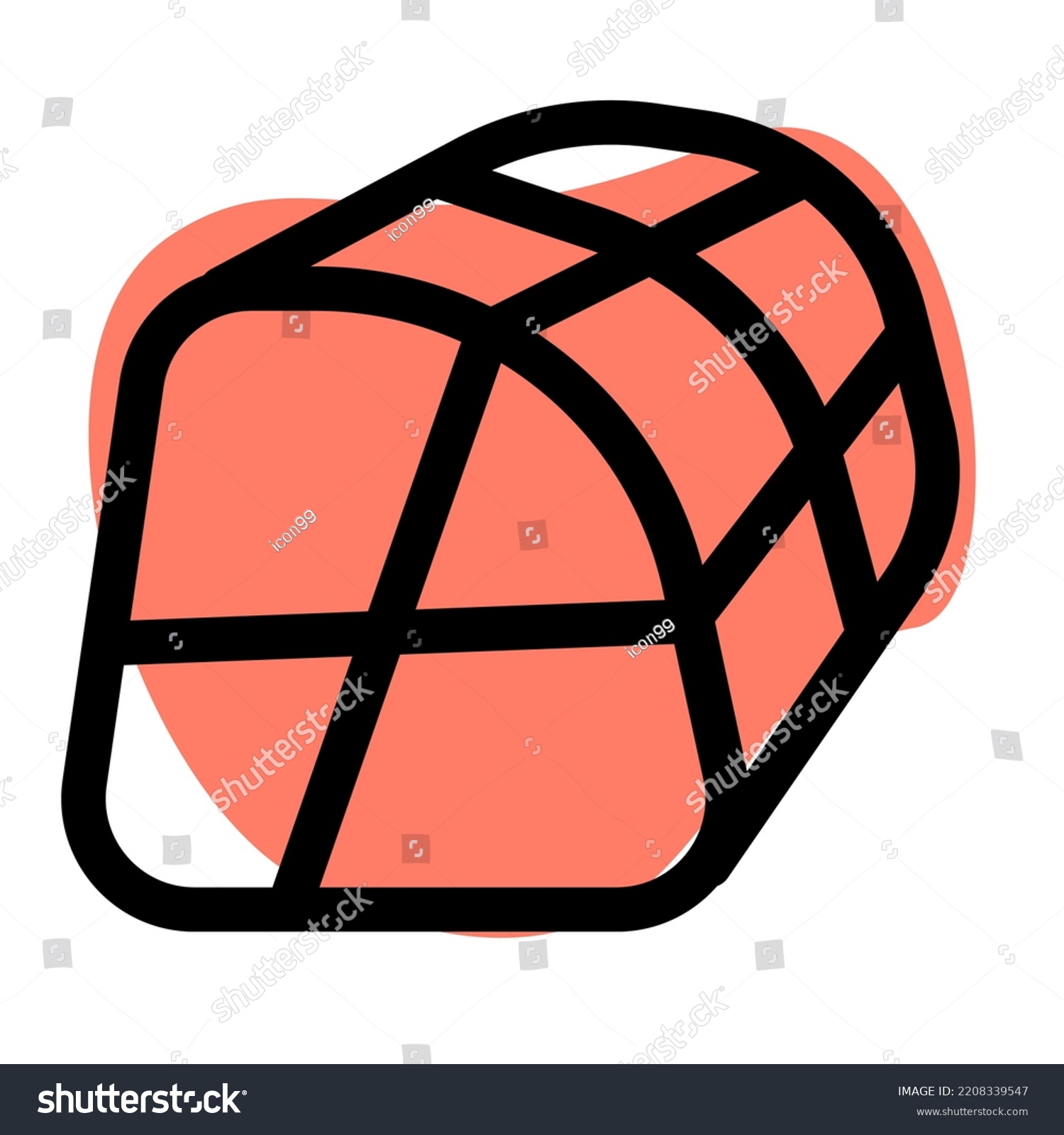 Tied Meat Known King Proteins Stock Vector (Royalty Free) 2208339547