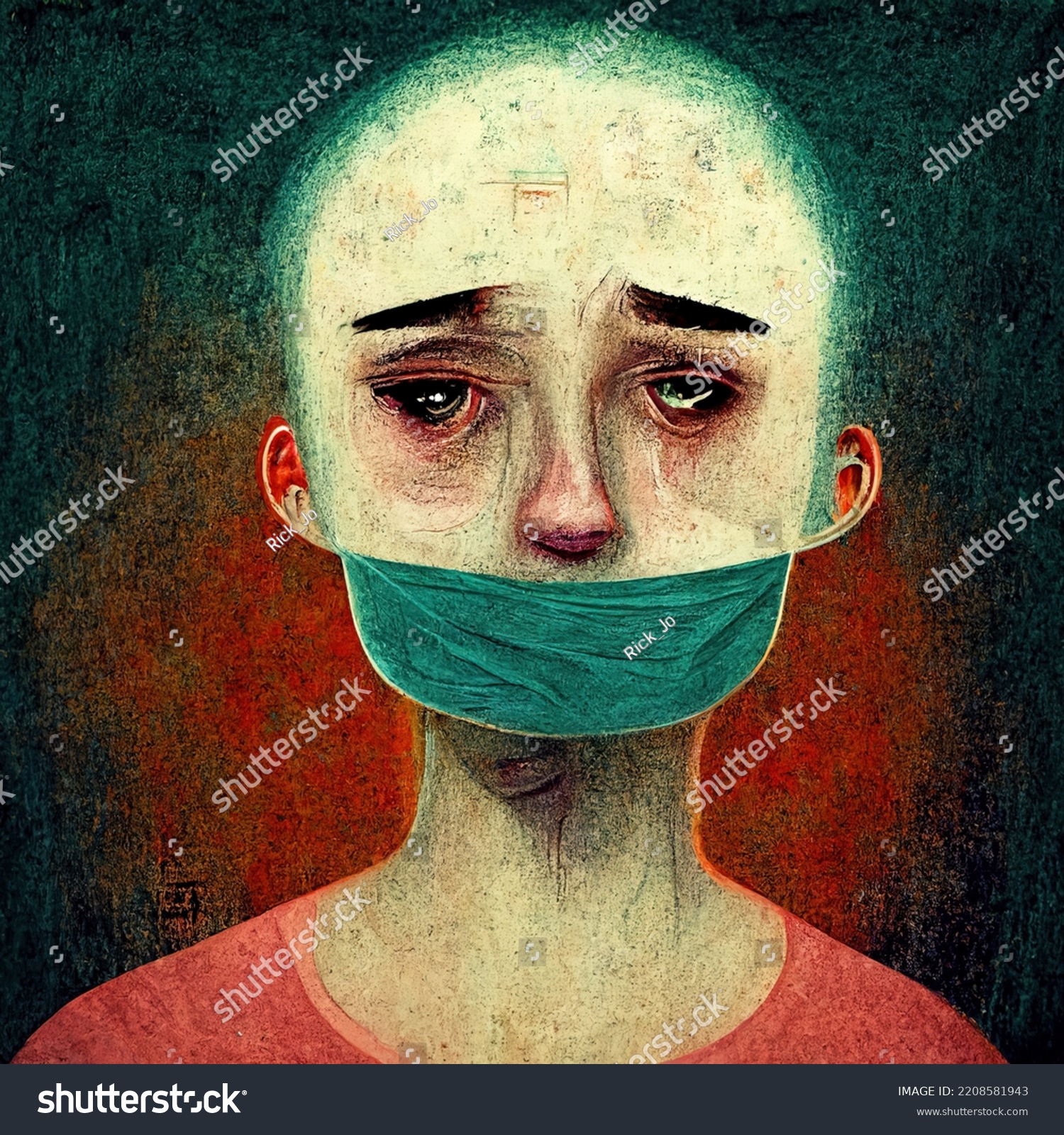 long-term-mental-health-effects-covid19-stock-illustration-2208581943