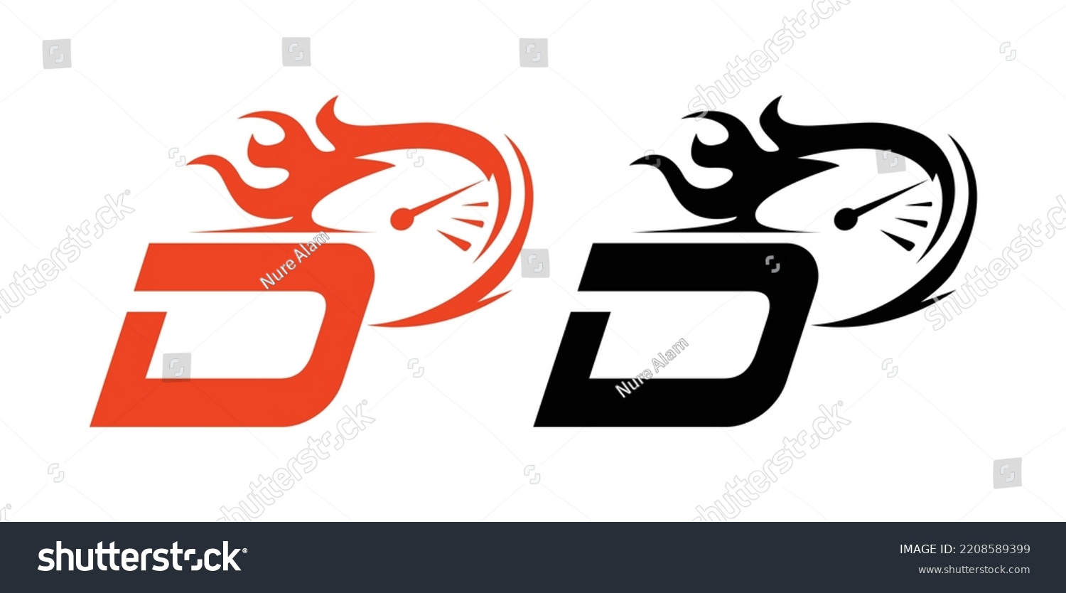 D Car Logo Vector Icon Symbol Stock Vector (Royalty Free) 2208589399 ...