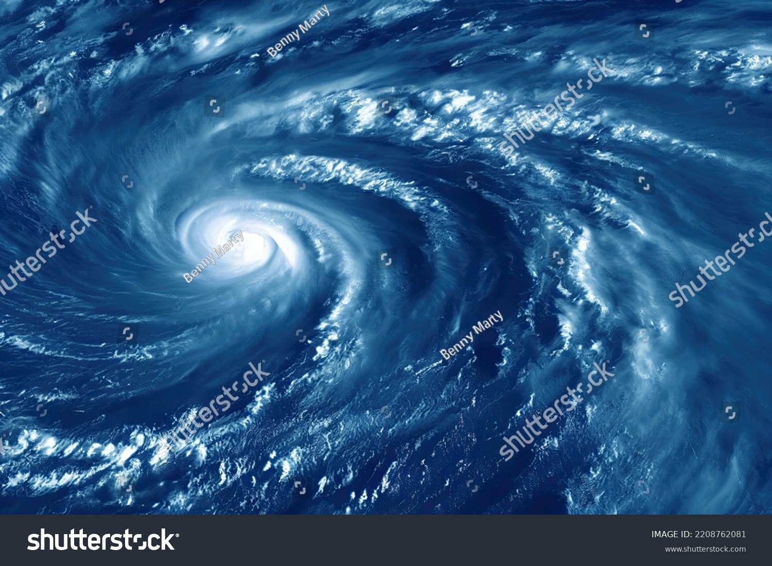 Top View Ian American Hurricane Florida Stock Illustration 2208762081 ...