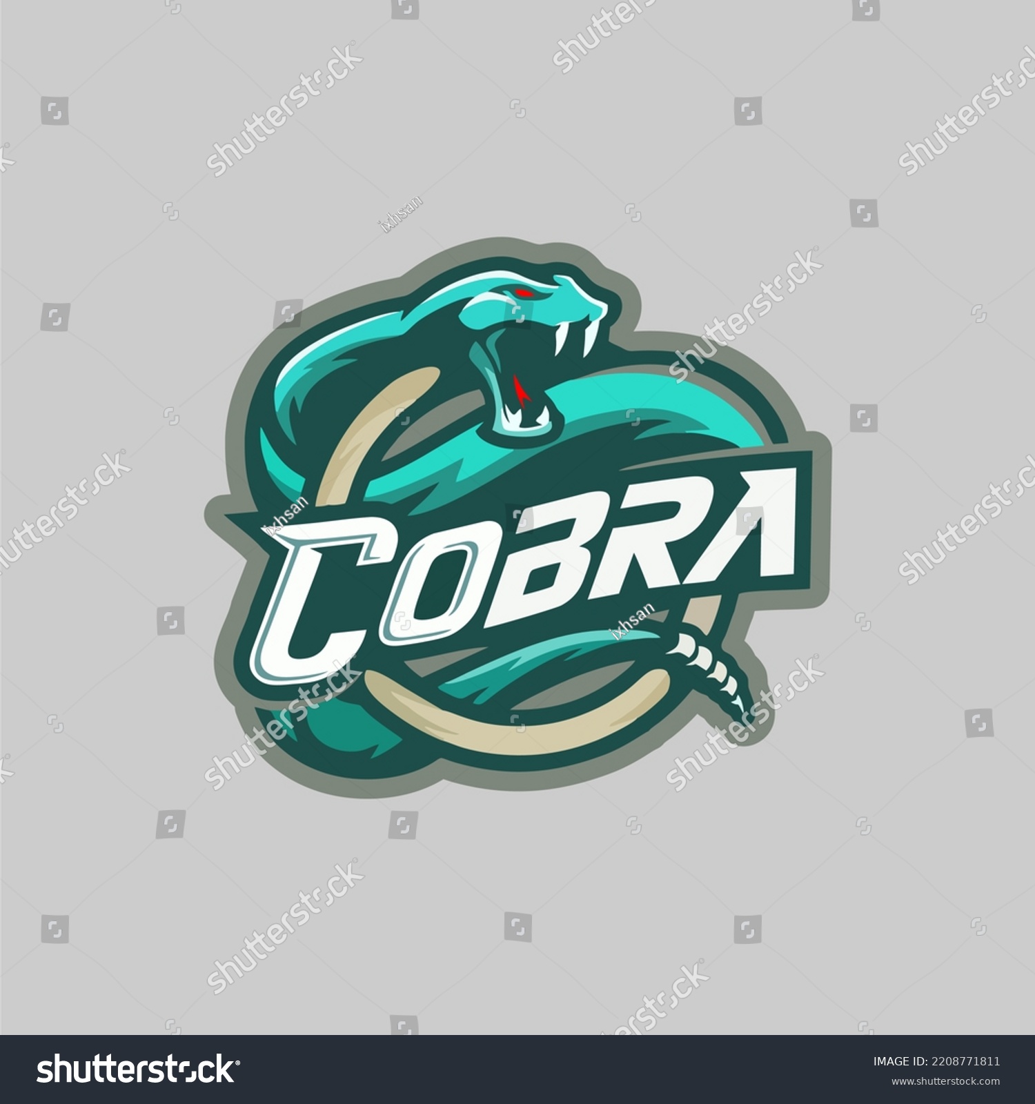 King Cobra Illustrations Snake Logo Vector Stock Vector (Royalty Free ...