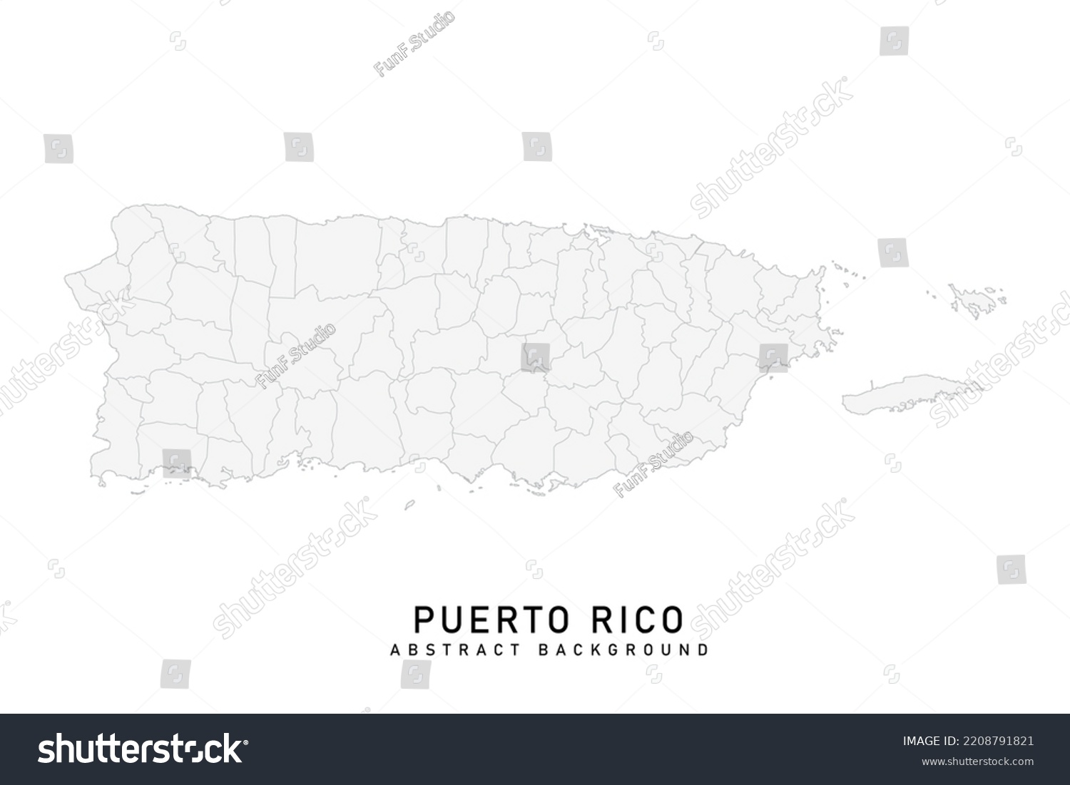 Puerto Rico Map World Map International Stock Vector (Royalty Free ...