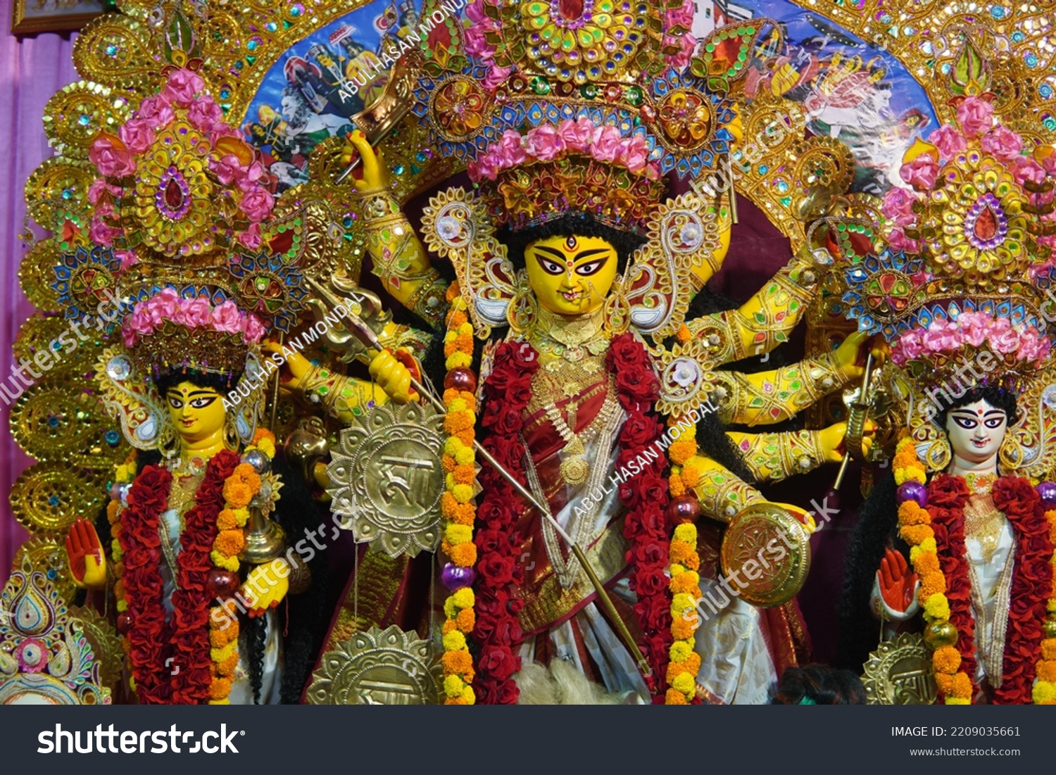 81 Puja Pandel Images, Stock Photos & Vectors | Shutterstock