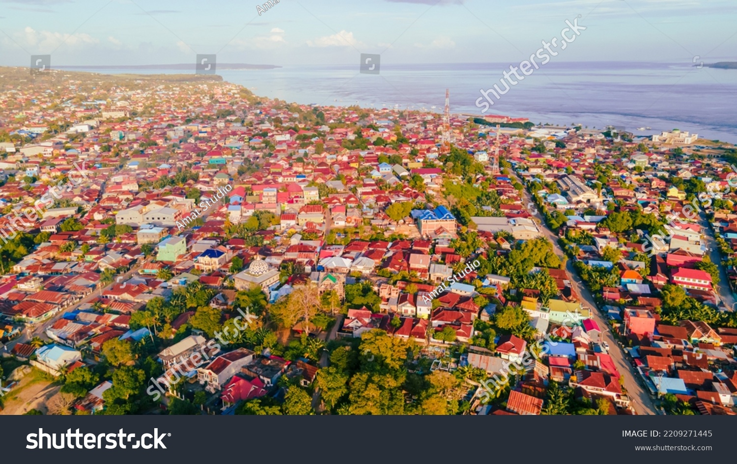 Aerial Photo Top View Suburbs Between Stock Photo 2209271445 | Shutterstock