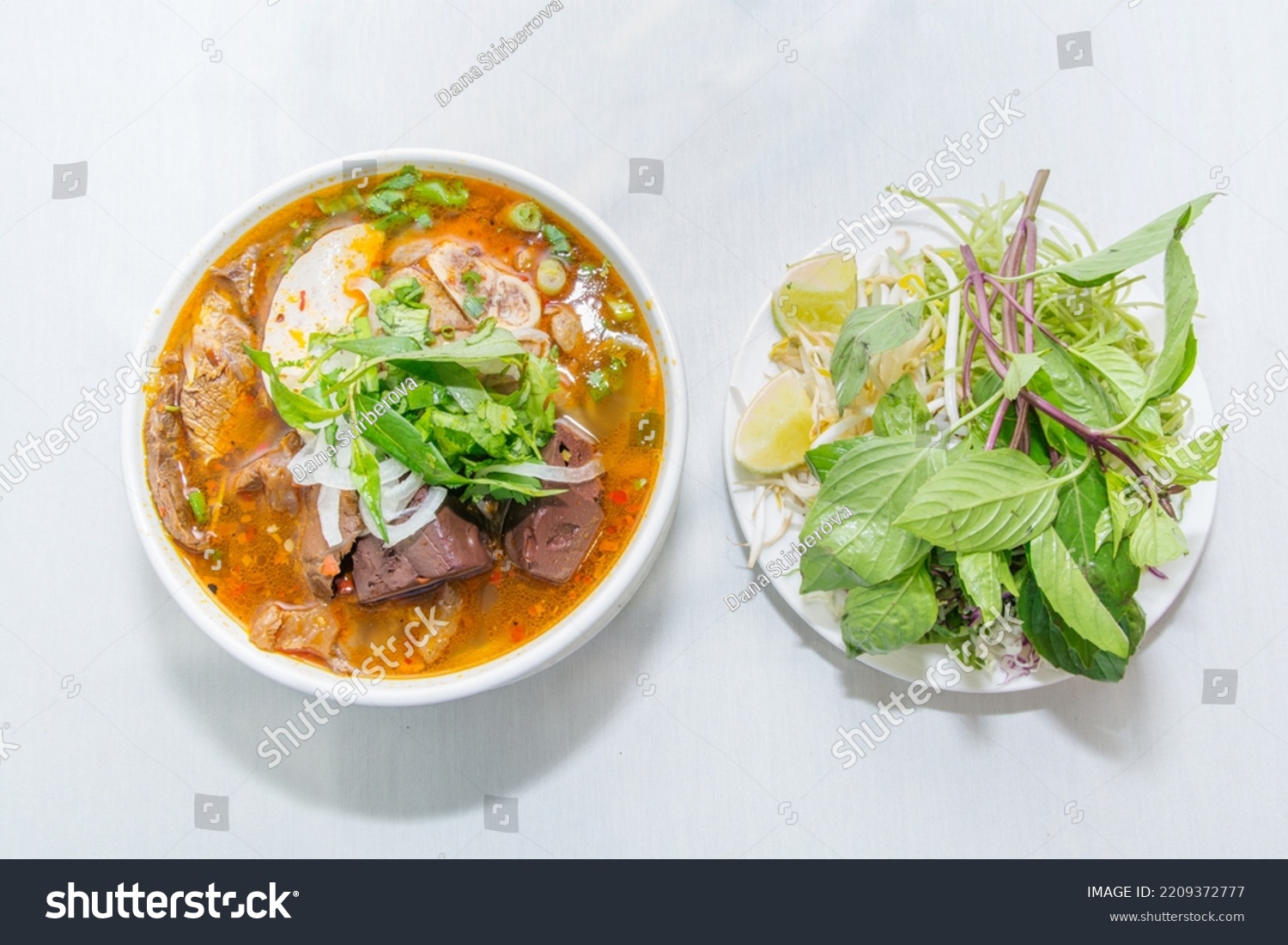 Bun Bo Hue Bun Bo Vietnamese Stock Photo 2209372777 | Shutterstock