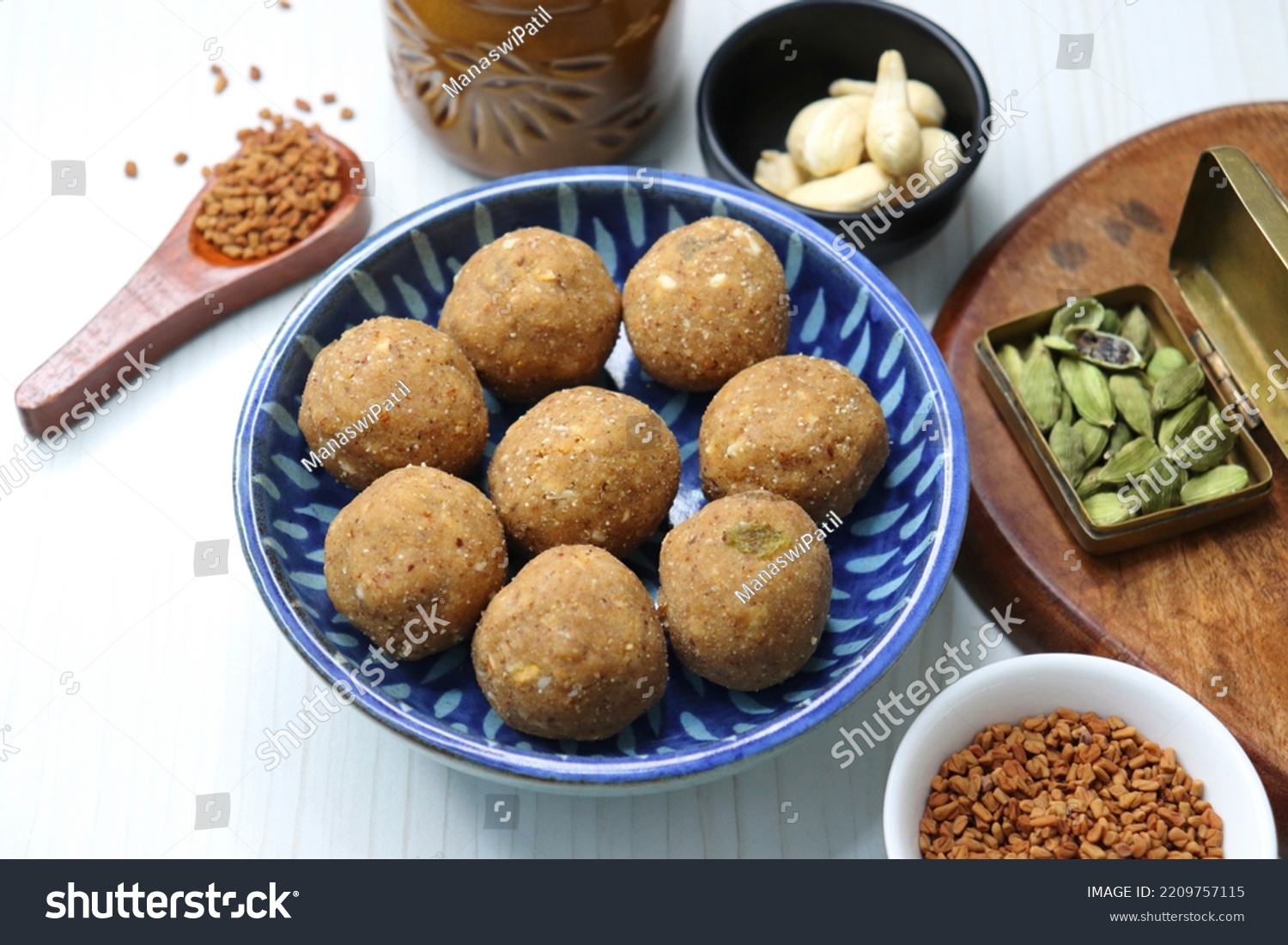 Gond Methi Ke Laddu Pinni Fenugreek Stock Photo Shutterstock