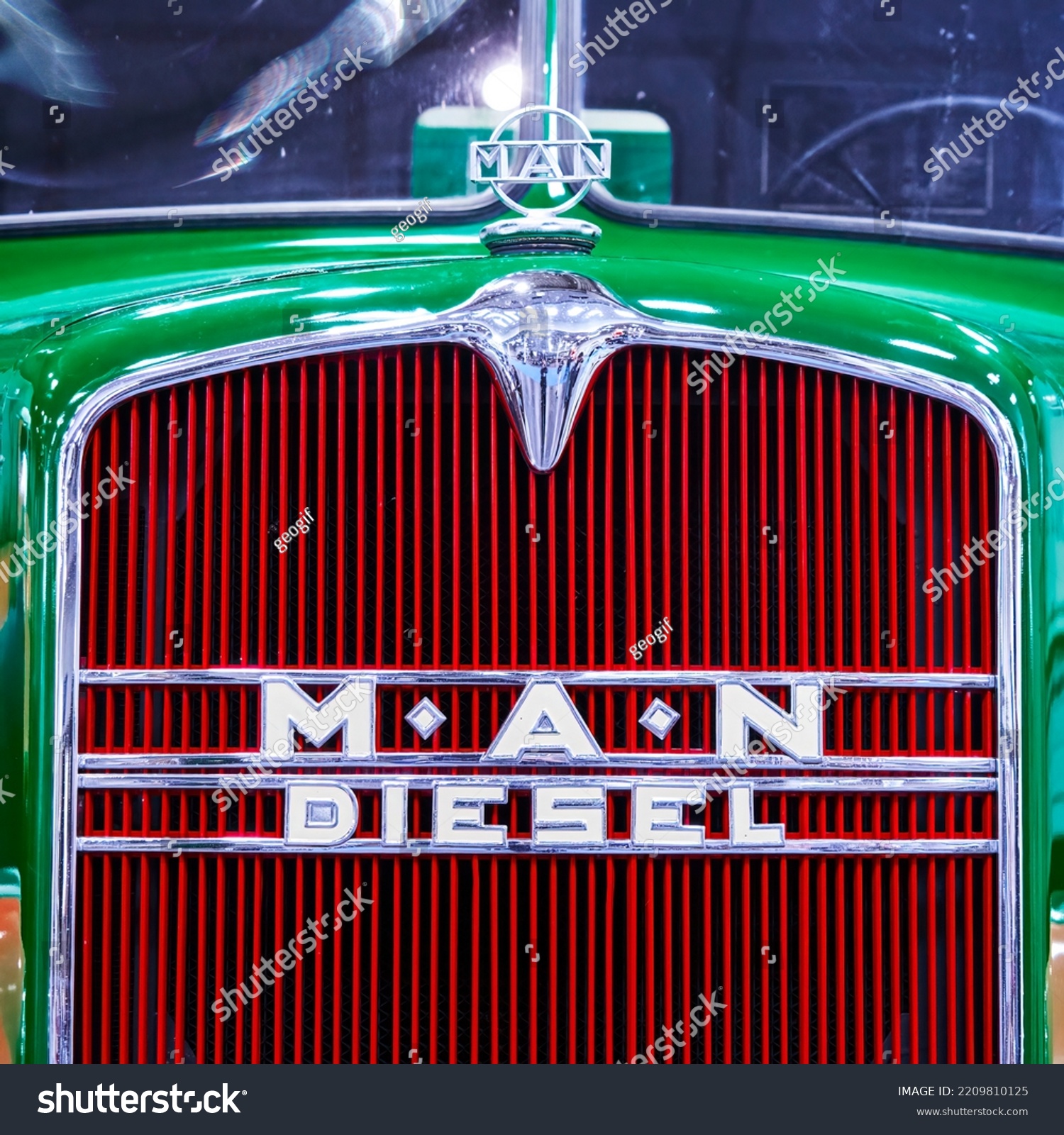 Man Diesel Truck Front View Radiator Stock Photo 2209810125 | Shutterstock