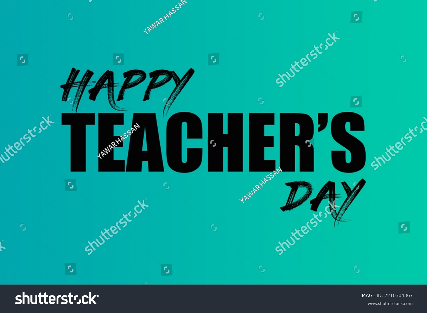 Happy Teachers Day Gradients Background Happy Stock Illustration ...