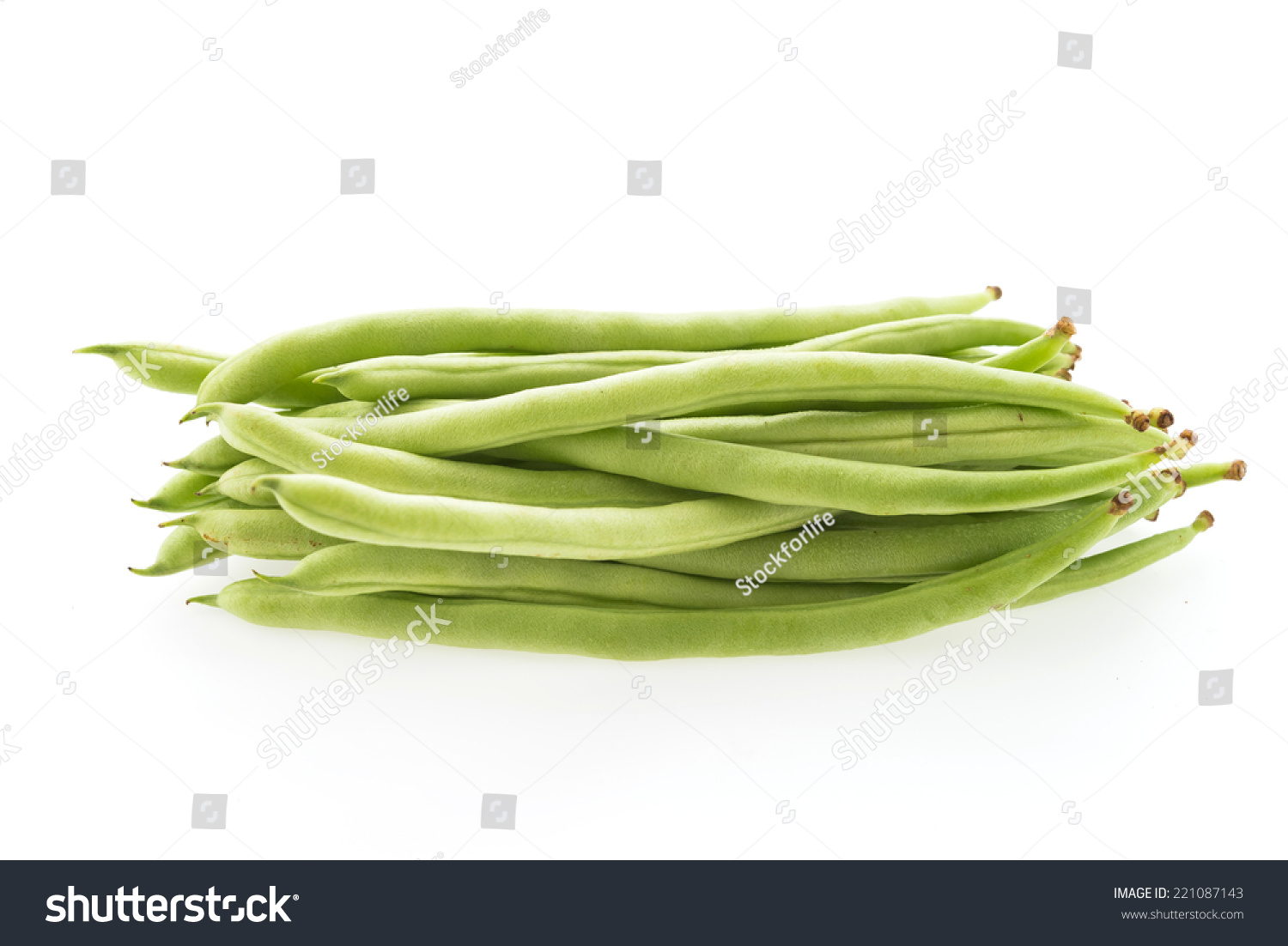 Cowpea Isolated On White Background Stock Photo 221087143 | Shutterstock