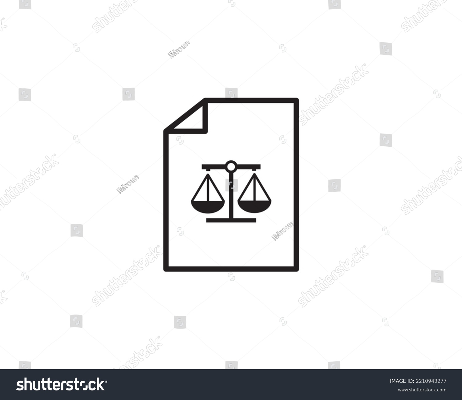 Law Justice Scale Court Legal Icon Stock Vector Royalty Free 2210943277 Shutterstock