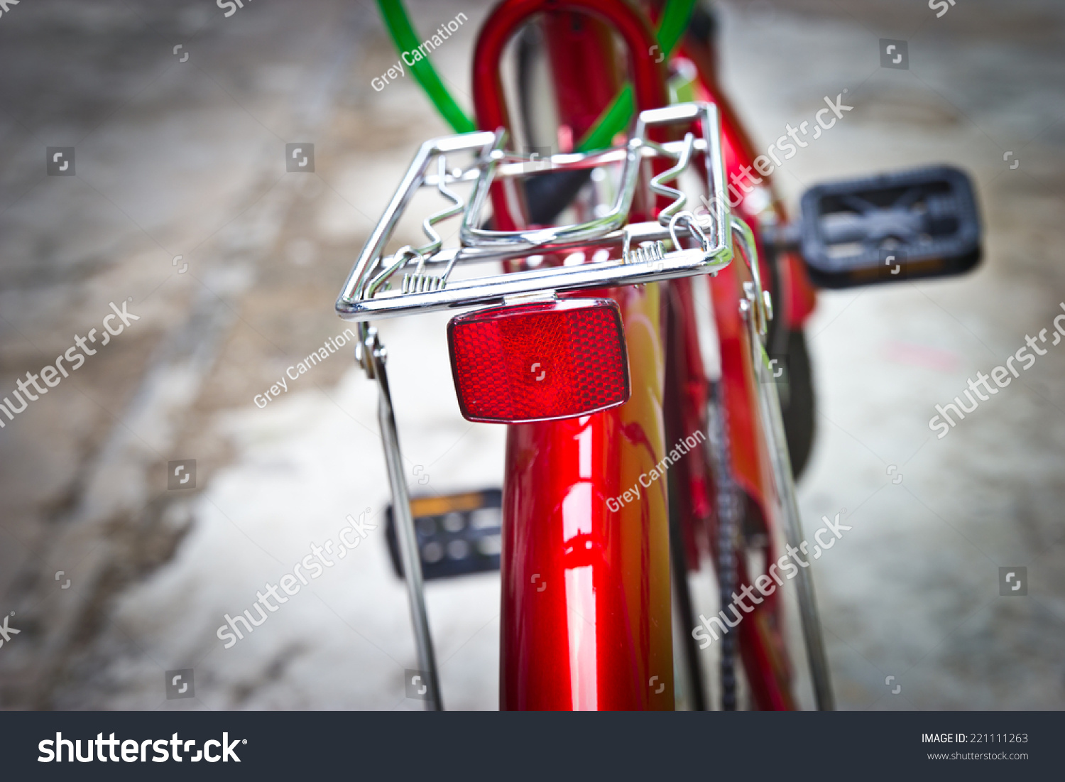 bicycle red reflector