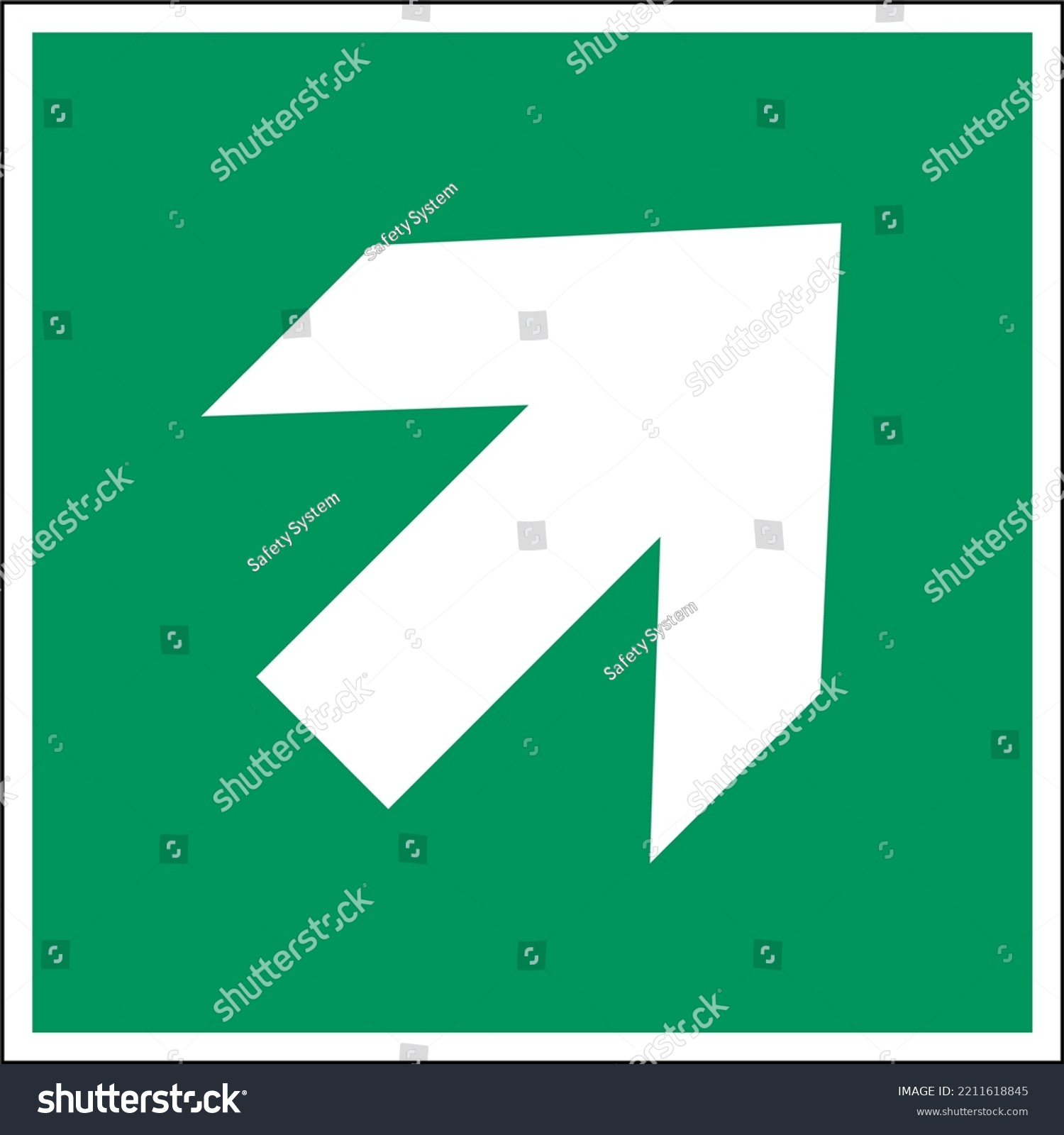 Iso 7010 Standard Safe Condition First Stock Vector (royalty Free 